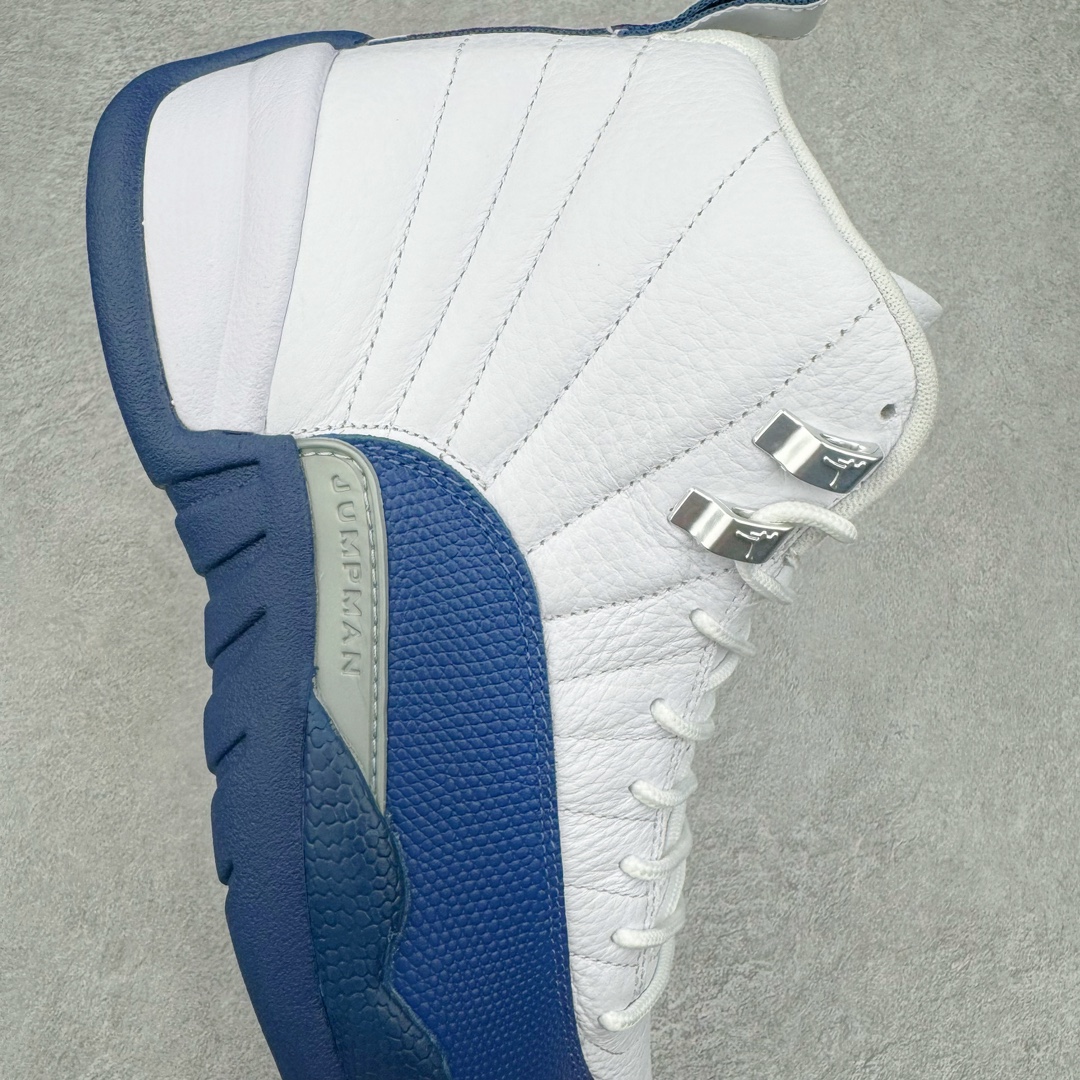 图片[6]-＃SZ纯原 Air Jordan AJ12 Retro 法国蓝 货号：130690-113 外贸特供批次 原楦原档案数据开模打造 原汁原味12代鞋型 进口原厂皮料 原厂碳板 原装材料 原厂定制金属扣 原厂电绣 支持与公司货全方位对比 只服务于5%懂鞋的高端客户 发国外可支持各种retail商店充正寄售 尺码：40 40.5 41 42 42.5 43 44 44.5 45 45.5 46 47.5 48.5-选品中心