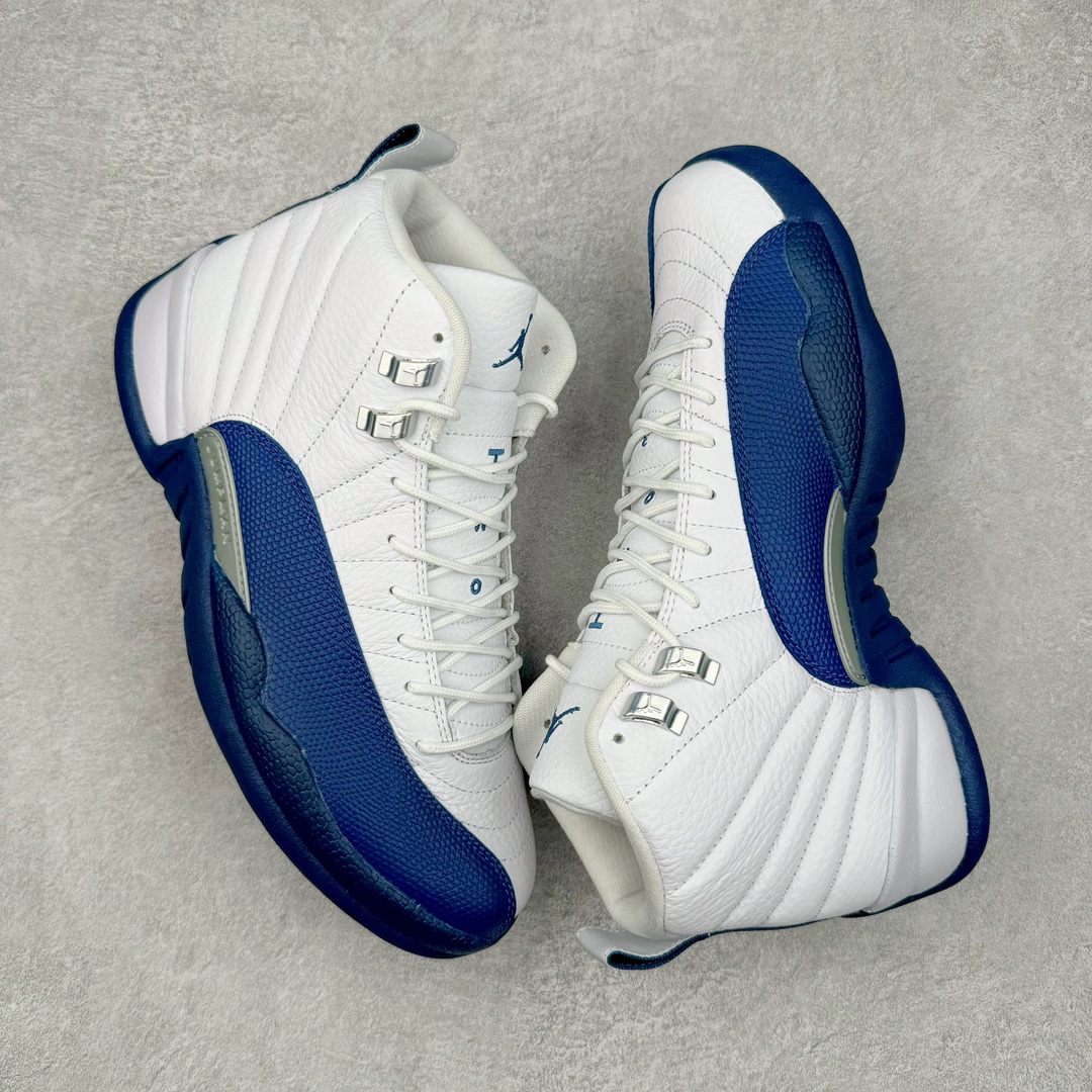 图片[3]-＃SZ纯原 Air Jordan AJ12 Retro 法国蓝 货号：130690-113 外贸特供批次 原楦原档案数据开模打造 原汁原味12代鞋型 进口原厂皮料 原厂碳板 原装材料 原厂定制金属扣 原厂电绣 支持与公司货全方位对比 只服务于5%懂鞋的高端客户 发国外可支持各种retail商店充正寄售 尺码：40 40.5 41 42 42.5 43 44 44.5 45 45.5 46 47.5 48.5-选品中心