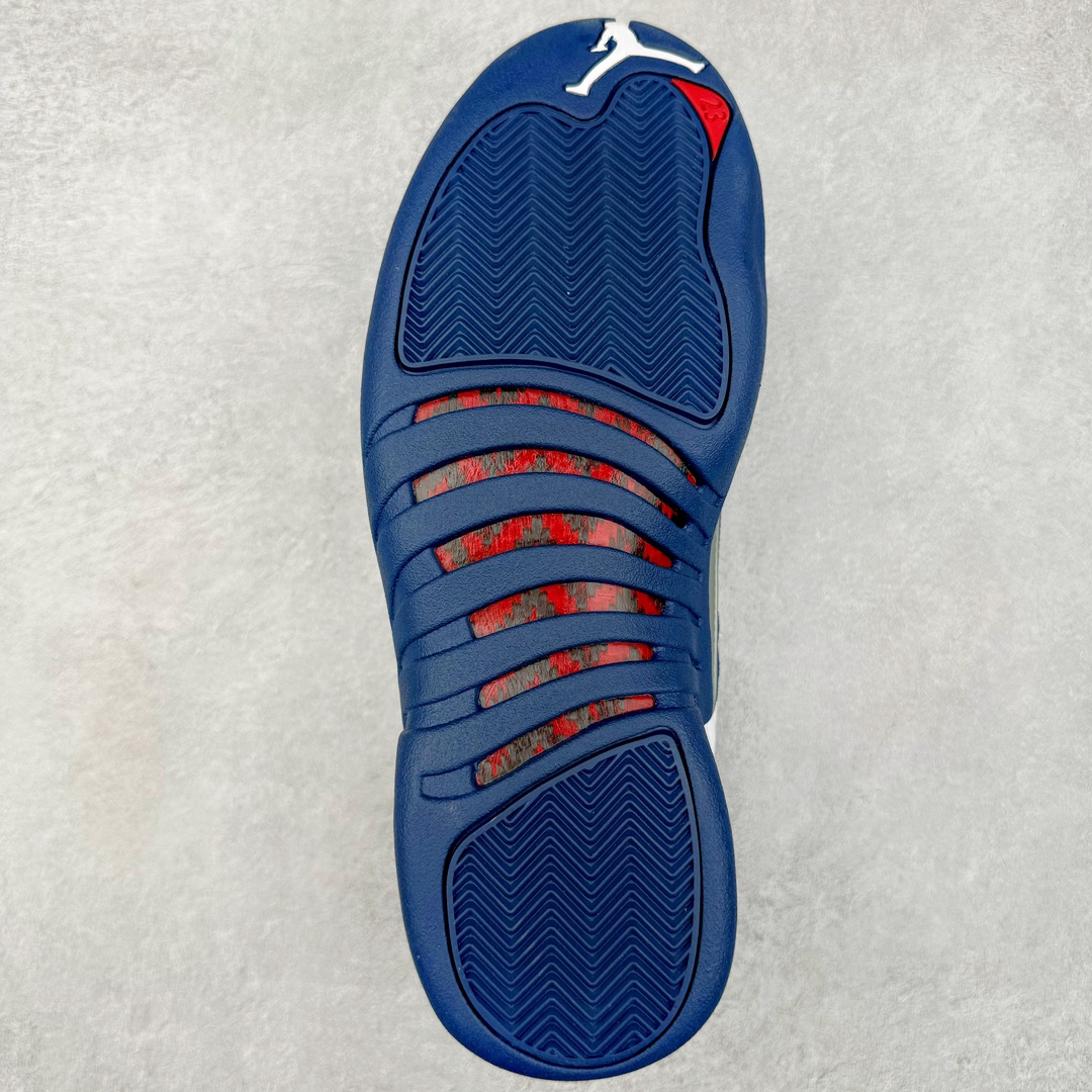 图片[9]-＃SZ纯原 Air Jordan AJ12 Retro 法国蓝 货号：130690-113 外贸特供批次 原楦原档案数据开模打造 原汁原味12代鞋型 进口原厂皮料 原厂碳板 原装材料 原厂定制金属扣 原厂电绣 支持与公司货全方位对比 只服务于5%懂鞋的高端客户 发国外可支持各种retail商店充正寄售 尺码：40 40.5 41 42 42.5 43 44 44.5 45 45.5 46 47.5 48.5-选品中心