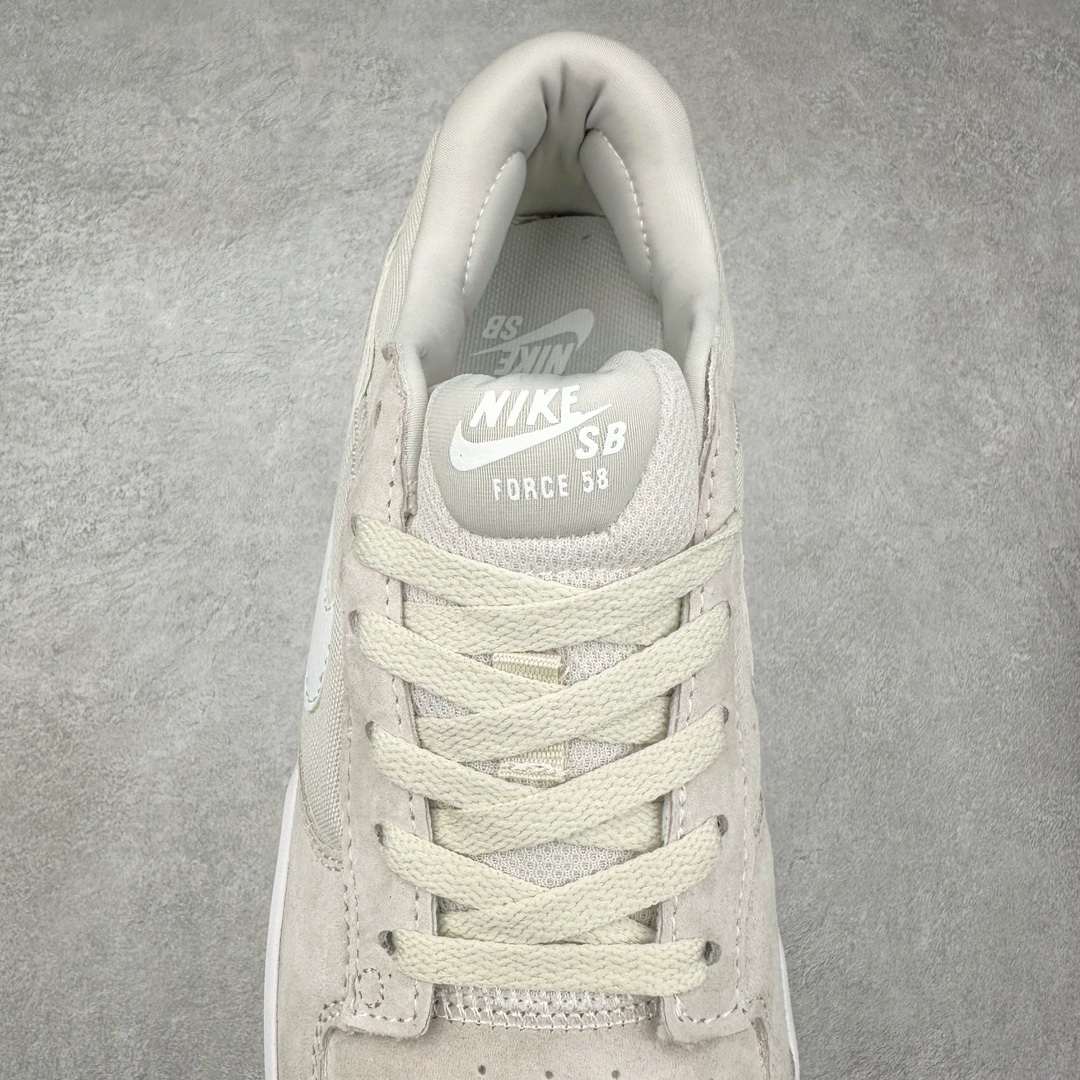 图片[5]-＃福利特价 NK SB Force 58 空军58系列低帮休闲运动滑板板鞋 鞋面由帆布和麂皮拼接 层次感丰富 搭配硫化外底 耐磨耐穿 鞋舌及中底后跟处饰有SB Logo 表明鞋款身份 采用包边设计 经久耐穿 硫化结构则有效提升灵活性 穿上这款全新推出的创意力作 助你耀动街头 尺码：36 36.5 37.5 38 38.5 39 40 40.5 41 42 42.5 43 44 45-选品中心