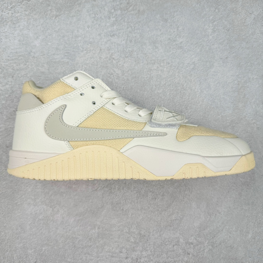 Travis Scott x Jordan AJ Cut The Check TS倒钩联名魔术贴篮球鞋 FZ8117-003 配色方面采用黑色为底 搭配棕色框架呈现 完美还原了初代倒钩的配色设计 细节方面 标志性的反钩Swoosh采用黑色点缀 鞋面还带有特殊的魔术贴细节 此外在鞋舌、后跟部分均带有Cactus Jack厂牌Logo 彰显鞋款特殊身份 尺码：36 36.5 37.5 38 38.5 39 40 40.5 41 42 42.5 43 44 44.5 45 46-选品中心