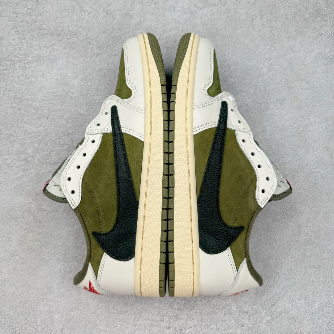 图片[4]-＃LJ渠道版 Travis Scott x Air Jordan AJ1 Low OG SP TS联名倒钩8.0低帮 白橄榄绿 DM7866-200 原盒原配 原厂拉帮工艺 针距密度一致 全新升级网板中底 原楦原纸板开发 后跟弧度收口自然不对折 极致一眼正品既视感 原厂皮料 进口玻璃冲刀皮料裁剪零毛边 承诺百分百一致原鞋 全鞋电脑针车工艺 鞋面清洁度最高QC检验标准 控制溢胶 原厂电绣工艺 鞋标鞋盒、防尘纸 均采购来自原厂 尺码：36 36.5 37.5 38 38.5 39 40 40.5 41 42 42.5 43 44 44.5 45 46 47.5-选品中心