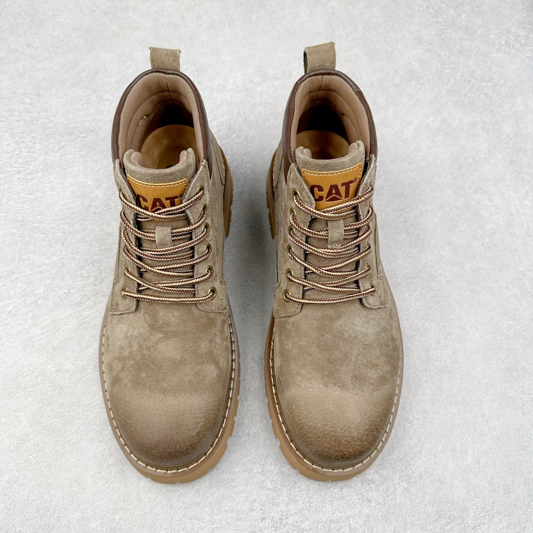 图片[2]-＃福利特价 CAT卡特 硬汉推土机品牌经典百搭户外中帮休闲男鞋 广东大厂品质 24ss秋冬新款 常年主打 时尚潮流搭配 面料釆用意大利进口磨砂牛皮 全鞋真牛皮材料 大底到五金都是代工厂原材料制作 好货不杀猪 首单质量严格把控 全套官网统一包装 今年冬季防寒户外专用 日常随意搭配 型男必备 尺码：39 40 41 42 43 44 (偏大一码)-选品中心