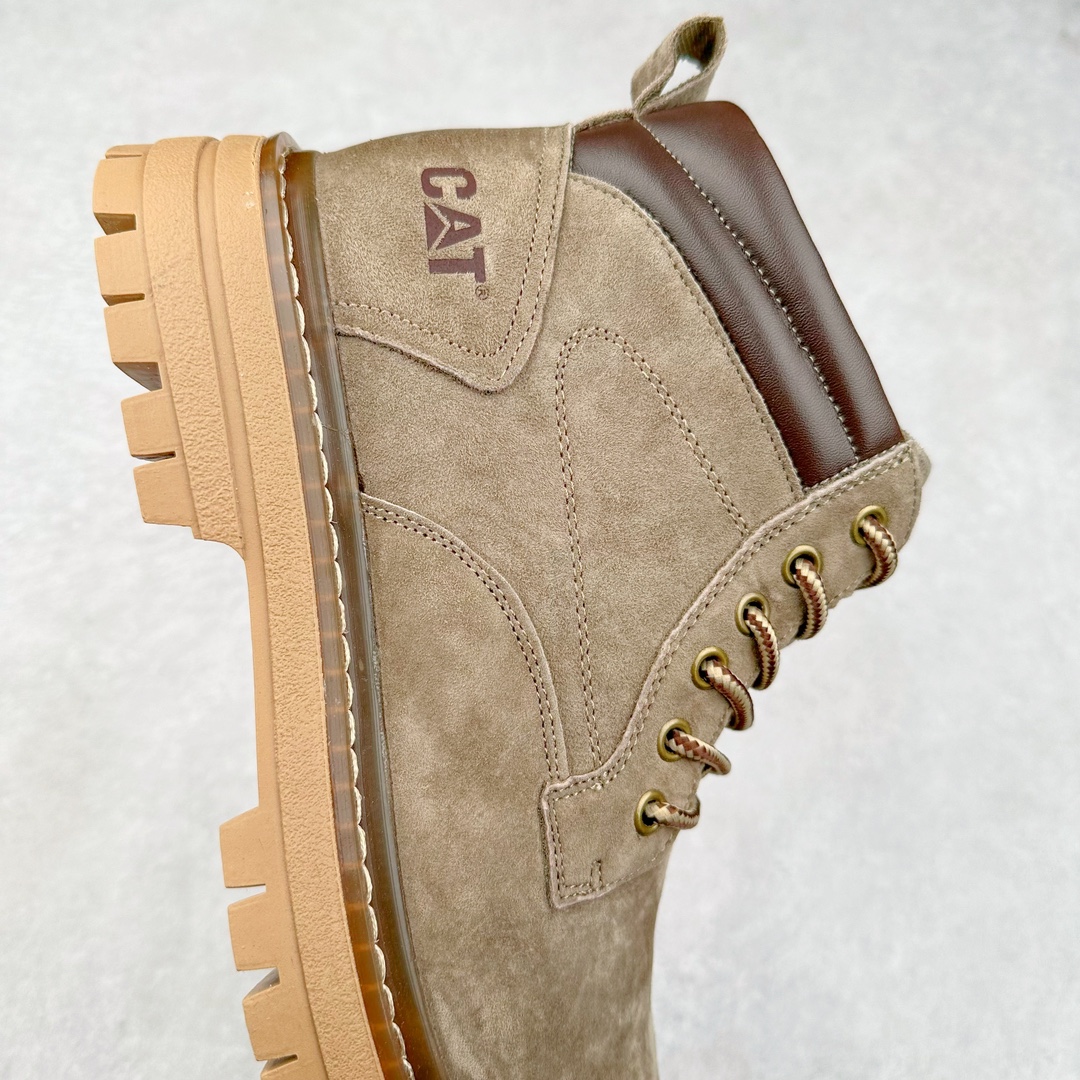 图片[6]-＃福利特价 CAT卡特 硬汉推土机品牌经典百搭户外中帮休闲男鞋 广东大厂品质 24ss秋冬新款 常年主打 时尚潮流搭配 面料釆用意大利进口磨砂牛皮 全鞋真牛皮材料 大底到五金都是代工厂原材料制作 好货不杀猪 首单质量严格把控 全套官网统一包装 今年冬季防寒户外专用 日常随意搭配 型男必备 尺码：39 40 41 42 43 44 (偏大一码)-选品中心