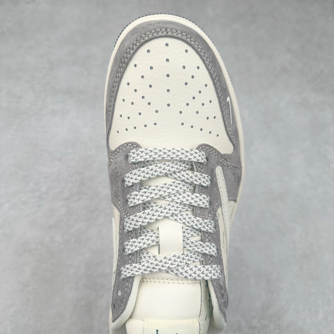 图片[4]-TS x Air Jordan AJ1 Low 倒钩低帮联名定制配色 XY2688-124 原厂内置气垫魔块 A模大底 头层小牛皮 鞋舌AJ原厂专用牛津布+AJ专用反口珍珠布+原厂无杂质高弹内里海棉+特殊封边弹力鞋带 尺码：36 36.5 37.5 38 38.5 39 40 40.5 41 42 42.5 43 44 44.5 45 46 47.5-选品中心