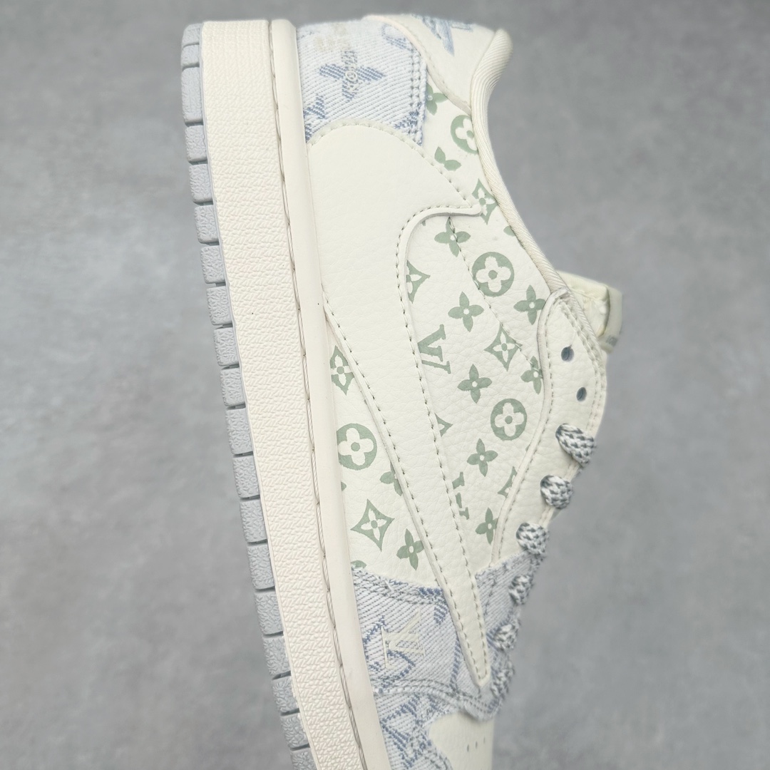 图片[6]-TS x Air Jordan AJ1 Low 倒钩低帮联名定制配色 SJ2068-007 原厂内置气垫魔块 A模大底 头层小牛皮 鞋舌AJ原厂专用牛津布+AJ专用反口珍珠布+原厂无杂质高弹内里海棉+特殊封边弹力鞋带 尺码：36 36.5 37.5 38 38.5 39 40 40.5 41 42 42.5 43 44 44.5 45 46 47.5-选品中心