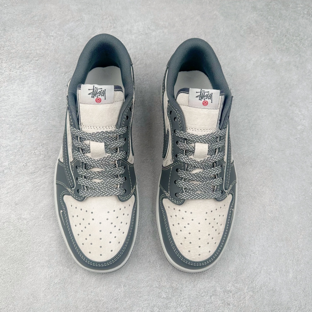 图片[2]-TS x Air Jordan AJ1 Low 倒钩低帮联名定制配色 XZ3398-003 原厂内置气垫魔块 A模大底 头层小牛皮 鞋舌AJ原厂专用牛津布+AJ专用反口珍珠布+原厂无杂质高弹内里海棉+特殊封边弹力鞋带 尺码：36 36.5 37.5 38 38.5 39 40 40.5 41 42 42.5 43 44 44.5 45 46 47.5-选品中心