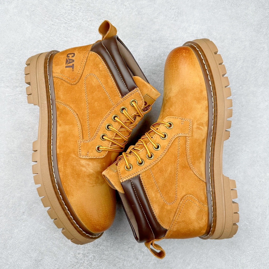 图片[3]-＃福利特价 CAT卡特 硬汉推土机品牌经典百搭户外中帮休闲男鞋 广东大厂品质 24ss秋冬新款 常年主打 时尚潮流搭配 面料釆用意大利进口磨砂牛皮 全鞋真牛皮材料 大底到五金都是代工厂原材料制作 好货不杀猪 首单质量严格把控 全套官网统一包装 今年冬季防寒户外专用 日常随意搭配 型男必备 尺码：39 40 41 42 43 44 (偏大一码)-选品中心