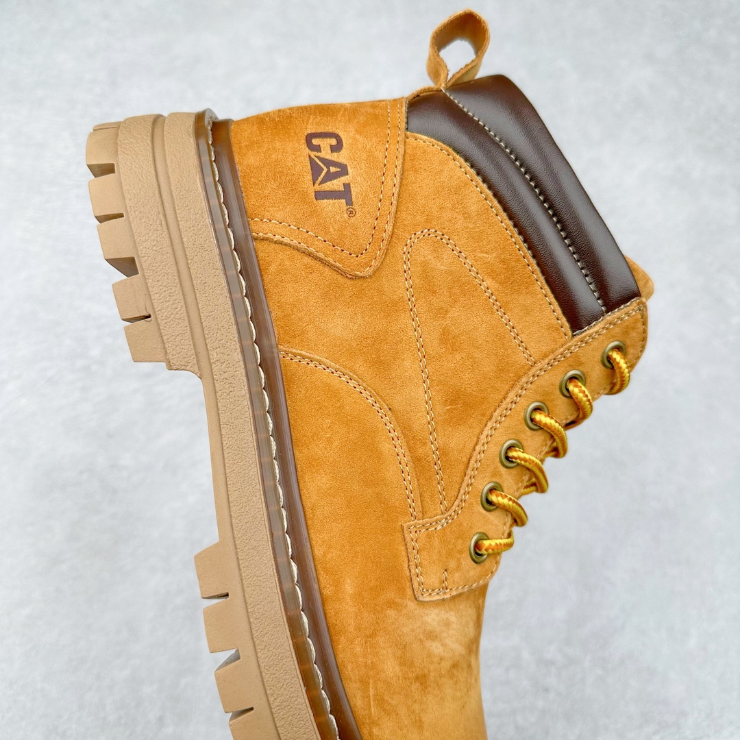 图片[6]-＃福利特价 CAT卡特 硬汉推土机品牌经典百搭户外中帮休闲男鞋 广东大厂品质 24ss秋冬新款 常年主打 时尚潮流搭配 面料釆用意大利进口磨砂牛皮 全鞋真牛皮材料 大底到五金都是代工厂原材料制作 好货不杀猪 首单质量严格把控 全套官网统一包装 今年冬季防寒户外专用 日常随意搭配 型男必备 尺码：39 40 41 42 43 44 (偏大一码)-选品中心