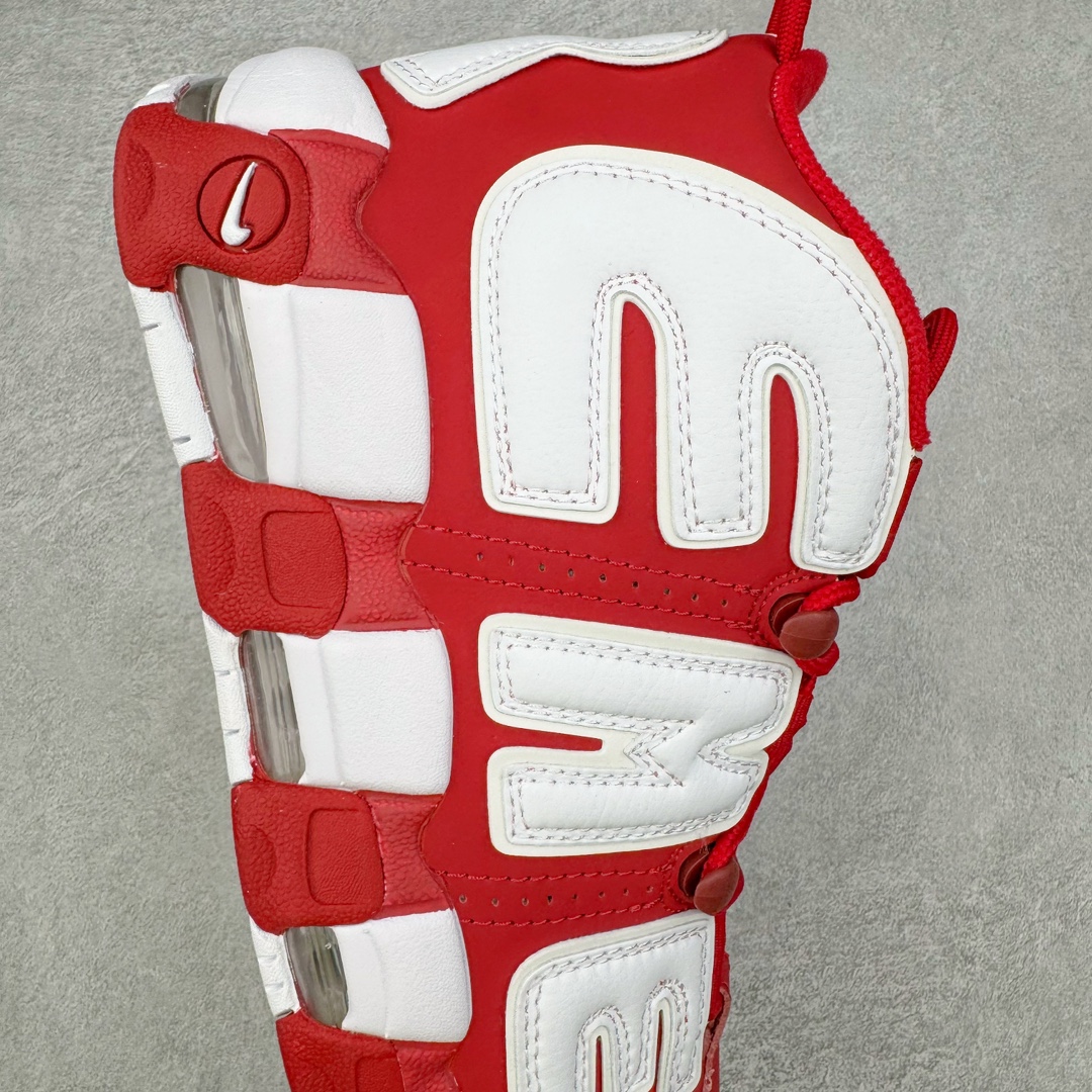 图片[6]-Supreme x NK Air More Uptempo 联名款皮蓬大Air复古文化篮球鞋 920092-600 NK更给予了 Supreme 最大的设计自由度 它看起来就像是在Air More Uptempo 进行了改造 将元年鞋面出现的两侧的大“AIR”字样改成了反光 SUPREME 字样去呈现 同时搭配以白色Swoosh和 Air-Sole气垫大底 让整双鞋一跃成为更切合到 Supreme 街头造型 尺码：36 36.5 37.5 38 38.5 39 40 40.5 41 42 42.5 43 44 44.5 45 46-选品中心