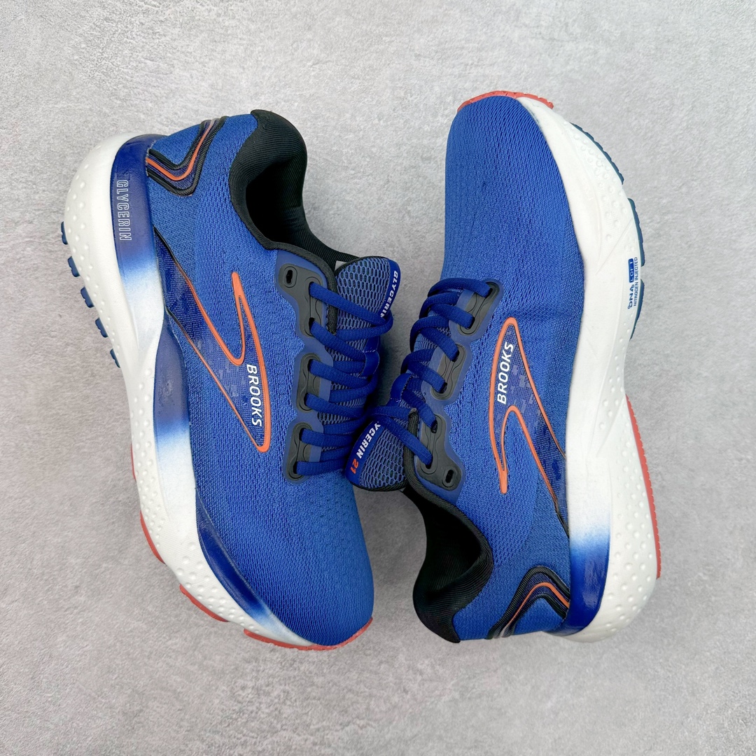 图片[3]-Brooks Hyperion Tempo 布鲁克斯竞速跑鞋 轻量训练缓震跑鞋马拉松运动鞋 Brooks 四大跑鞋之一 百年品牌 跑鞋从外形上基本就能判断这是一款速度跑鞋 简洁干练的外形结构和极强的运动流线型看着非常有速度感 上脚的第一感觉是非常轻 美码9码的鞋单只206g不到 从个人偏好来说 200g左右的竞速鞋最具安全感 鞋面采用单层网布 很薄 前掌使用了大量开放式网眼 排气直接快速 透气性上乘 鞋舌也是轻量化设计 仅为一层麂皮 和脚背完美贴合 鞋舌中央有个防偏穿孔 从实际穿着来看 通常鞋舌都是外偏 如果是防偏穿孔位于中心 防偏效果其实并不十分有效 如果采用趋外侧的偏心设计更有效 鞋帮泡棉填充量不大 但非常紧凑 贴合舒适 包裹稳固 内置硬质TPU保证必要的稳定性 跑鞋中底采用的是DNA FLASH科技材料 DNA FLASH中底科技 是Brooks第一款将氮气注入中底的创新科技 主要原理是借助“超临界流体”发泡技术 将液态氮稳定的转化为气态氮 并使其均匀地形成无数紧密贴合的密闭式气囊结构 尺码：40 40.5 41 42 42.5 43 44 44.5 45 46-选品中心