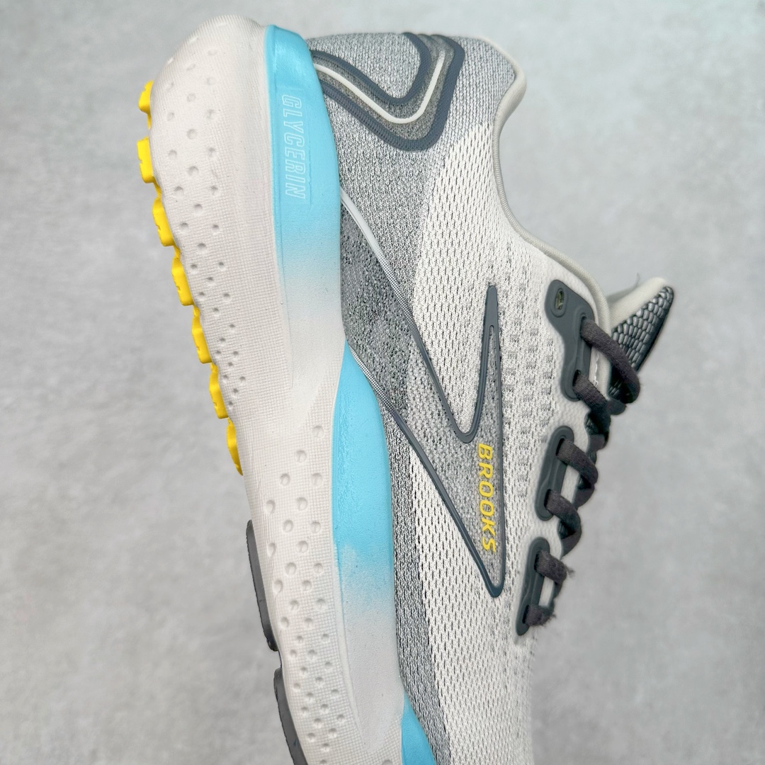 图片[6]-Brooks Hyperion Tempo 布鲁克斯竞速跑鞋 轻量训练缓震跑鞋马拉松运动鞋 Brooks 四大跑鞋之一 百年品牌 跑鞋从外形上基本就能判断这是一款速度跑鞋 简洁干练的外形结构和极强的运动流线型看着非常有速度感 上脚的第一感觉是非常轻 美码9码的鞋单只206g不到 从个人偏好来说 200g左右的竞速鞋最具安全感 鞋面采用单层网布 很薄 前掌使用了大量开放式网眼 排气直接快速 透气性上乘 鞋舌也是轻量化设计 仅为一层麂皮 和脚背完美贴合 鞋舌中央有个防偏穿孔 从实际穿着来看 通常鞋舌都是外偏 如果是防偏穿孔位于中心 防偏效果其实并不十分有效 如果采用趋外侧的偏心设计更有效 鞋帮泡棉填充量不大 但非常紧凑 贴合舒适 包裹稳固 内置硬质TPU保证必要的稳定性 跑鞋中底采用的是DNA FLASH科技材料 DNA FLASH中底科技 是Brooks第一款将氮气注入中底的创新科技 主要原理是借助“超临界流体”发泡技术 将液态氮稳定的转化为气态氮 并使其均匀地形成无数紧密贴合的密闭式气囊结构 尺码：40 40.5 41 42 42.5 43 44 44.5 45 46-选品中心