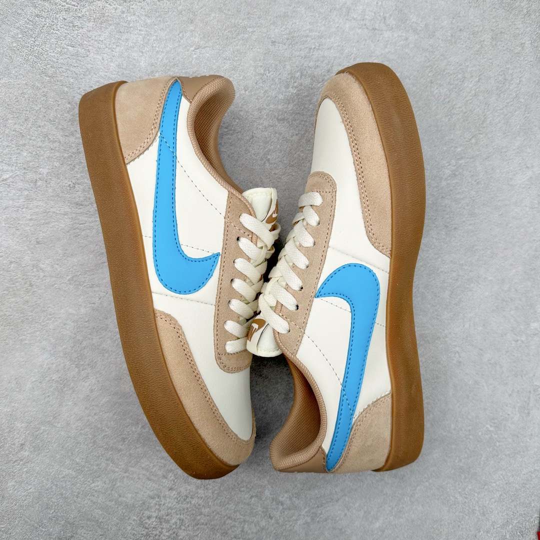 图片[3]-J.Crew x NK Killshot II Leather 联名复古板鞋 HQ1541-133 采用米白色皮革制作鞋身 Swoosh 点缀其中 最后搭载棕色生胶大底 流露出满满的复古气气息 尺码：36 36.5 37.5 38 38.5 39 40 40.5 41 42 42.5 43 44 44.5 45-选品中心