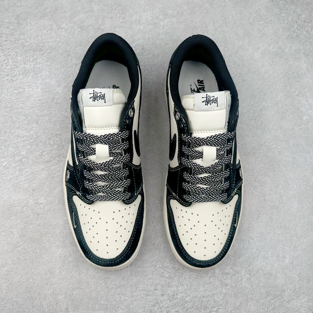 图片[2]-TS x Air Jordan AJ1 Low 倒钩低帮联名定制配色 SJ2068-124 原厂内置气垫魔块 A模大底 头层小牛皮 鞋舌AJ原厂专用牛津布+AJ专用反口珍珠布+原厂无杂质高弹内里海棉+特殊封边弹力鞋带 尺码：36 36.5 37.5 38 38.5 39 40 40.5 41 42 42.5 43 44 44.5 45 46 47.5-选品中心