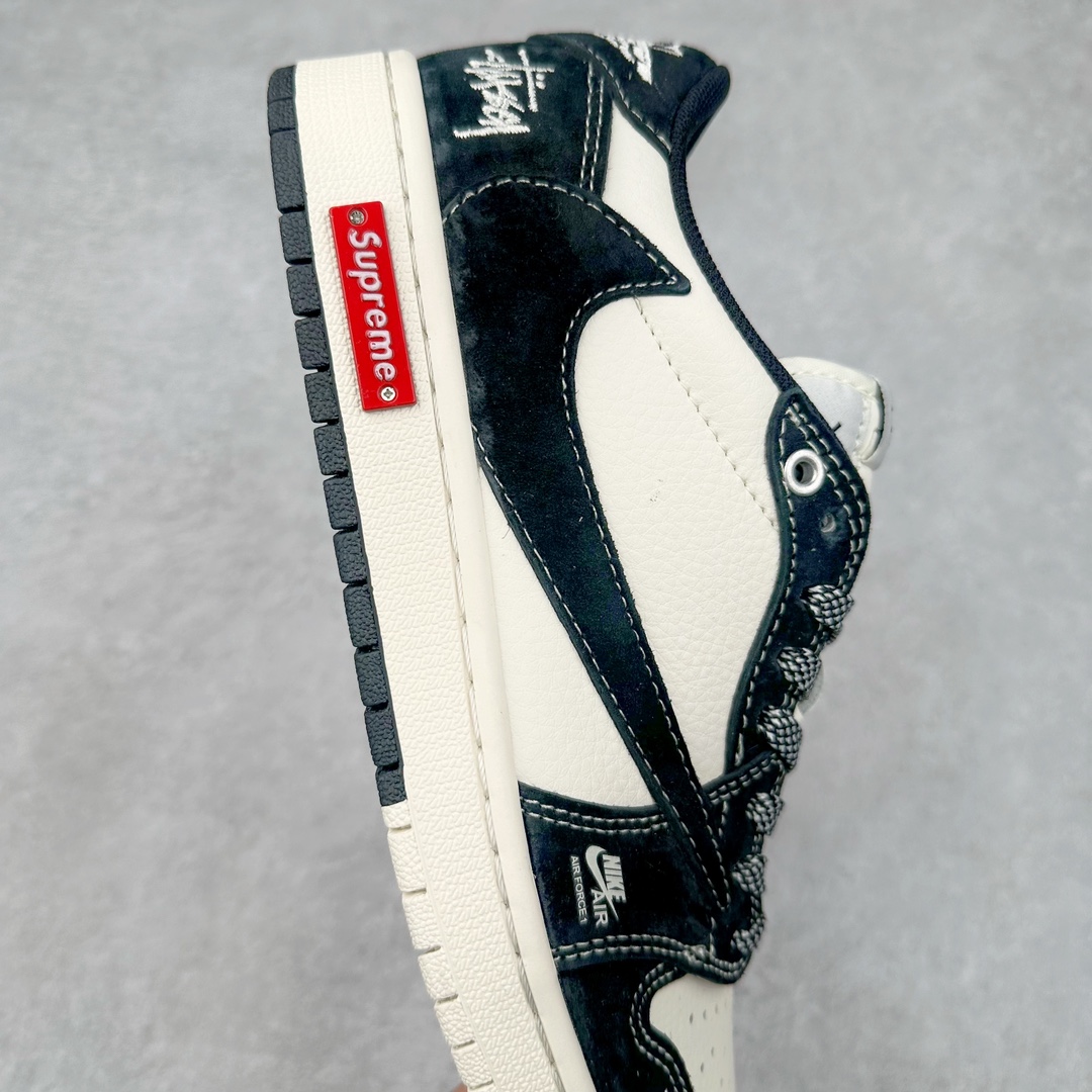 图片[6]-TS x Air Jordan AJ1 Low 倒钩低帮联名定制配色 SJ2068-124 原厂内置气垫魔块 A模大底 头层小牛皮 鞋舌AJ原厂专用牛津布+AJ专用反口珍珠布+原厂无杂质高弹内里海棉+特殊封边弹力鞋带 尺码：36 36.5 37.5 38 38.5 39 40 40.5 41 42 42.5 43 44 44.5 45 46 47.5-选品中心