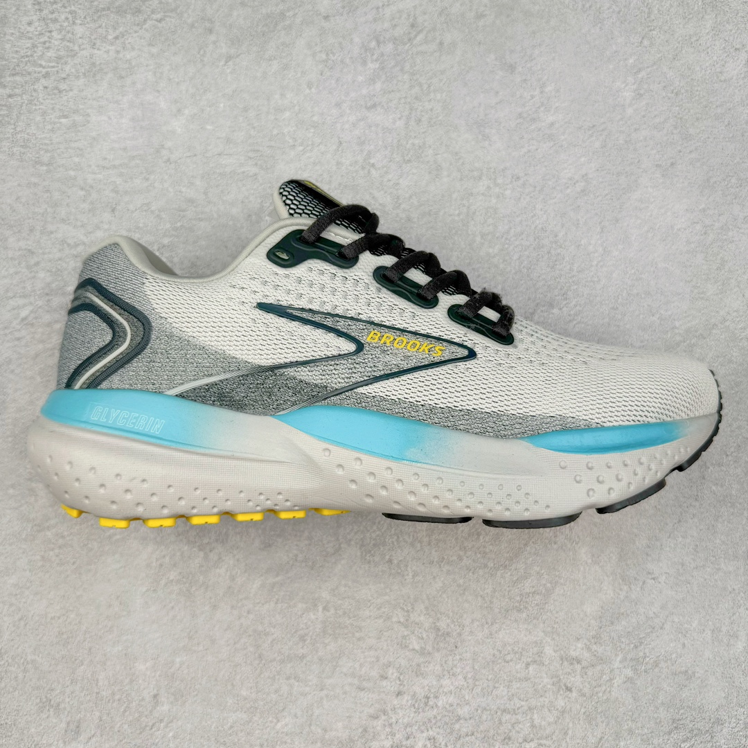 Brooks Hyperion Tempo 布鲁克斯竞速跑鞋 轻量训练缓震跑鞋马拉松运动鞋 Brooks 四大跑鞋之一 百年品牌 跑鞋从外形上基本就能判断这是一款速度跑鞋 简洁干练的外形结构和极强的运动流线型看着非常有速度感 上脚的第一感觉是非常轻 美码9码的鞋单只206g不到 从个人偏好来说 200g左右的竞速鞋最具安全感 鞋面采用单层网布 很薄 前掌使用了大量开放式网眼 排气直接快速 透气性上乘 鞋舌也是轻量化设计 仅为一层麂皮 和脚背完美贴合 鞋舌中央有个防偏穿孔 从实际穿着来看 通常鞋舌都是外偏 如果是防偏穿孔位于中心 防偏效果其实并不十分有效 如果采用趋外侧的偏心设计更有效 鞋帮泡棉填充量不大 但非常紧凑 贴合舒适 包裹稳固 内置硬质TPU保证必要的稳定性 跑鞋中底采用的是DNA FLASH科技材料 DNA FLASH中底科技 是Brooks第一款将氮气注入中底的创新科技 主要原理是借助“超临界流体”发泡技术 将液态氮稳定的转化为气态氮 并使其均匀地形成无数紧密贴合的密闭式气囊结构 尺码：40 40.5 41 42 42.5 43 44 44.5 45 46-选品中心