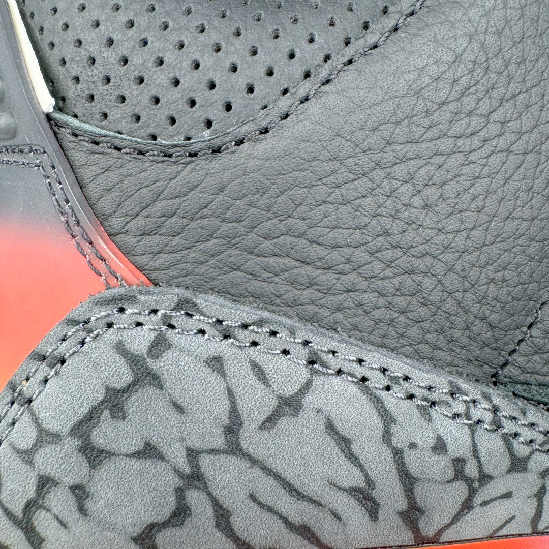 图片[15]-＃PK纯原 J Balvin x Air Jordan AJ3 联名黑红 彩虹渐变 FN0344-001 目前市场最推荐的产品 市场唯一正确批次 操刀耗时半年巨作 超合理的单价 拒绝高利润 全套原纸板楦头开发 原厂大底磨具加持立体防滑纹理 原装可视Air Sole气垫 原汁原味最完美的三代版型 唯一正确鞋头趴度弧度高度鞋身腰线 原厂TPU彩虹扎染后跟饰片 正确内里反口里网布 皮料菱角分明不变形无多余毛边 广东原厂zp同批次手工大底描漆拉丝 市场唯一原厂鞋扣模具 原厂织唛标 原厂飞人电绣工艺 尾指中部跳三针 独家绑鞋带手法 印刷中底布 四线拉帮 米色美纹纸贴合固定 进口港宝加持 后跟自然饱满 全鞋荧光划线卡点 追求极致完美 每一双都是工艺品 多重QC质检 超越公司货的品控标准 实实在在的免检产品 尺码：40 40.5 41 42 42.5 43 44 44.5 45 46 47.5 48.5-选品中心