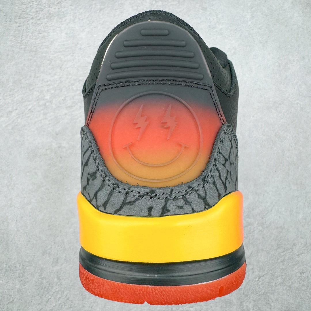 图片[8]-＃PK纯原 J Balvin x Air Jordan AJ3 联名黑红 彩虹渐变 FN0344-001 目前市场最推荐的产品 市场唯一正确批次 操刀耗时半年巨作 超合理的单价 拒绝高利润 全套原纸板楦头开发 原厂大底磨具加持立体防滑纹理 原装可视Air Sole气垫 原汁原味最完美的三代版型 唯一正确鞋头趴度弧度高度鞋身腰线 原厂TPU彩虹扎染后跟饰片 正确内里反口里网布 皮料菱角分明不变形无多余毛边 广东原厂zp同批次手工大底描漆拉丝 市场唯一原厂鞋扣模具 原厂织唛标 原厂飞人电绣工艺 尾指中部跳三针 独家绑鞋带手法 印刷中底布 四线拉帮 米色美纹纸贴合固定 进口港宝加持 后跟自然饱满 全鞋荧光划线卡点 追求极致完美 每一双都是工艺品 多重QC质检 超越公司货的品控标准 实实在在的免检产品 尺码：40 40.5 41 42 42.5 43 44 44.5 45 46 47.5 48.5-选品中心