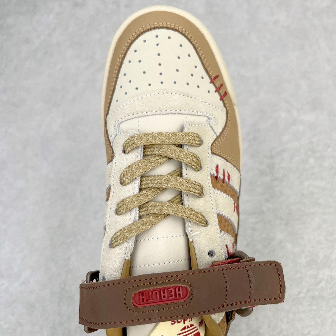 图片[4]-＃特价福利 AD Forum 84 Low OG 低帮百搭潮流休闲运动板鞋 以复古篮球鞋的外形为基础 采用皮革拼接 简约百搭 更加贴合舒适 中底内侧网格造型起到点睛之笔 外底橡胶 更显复古 尺码：36 36.5 37.5 38 38.5 39 40 40.5 41 42 42.5 43 44 44.5 45-选品中心