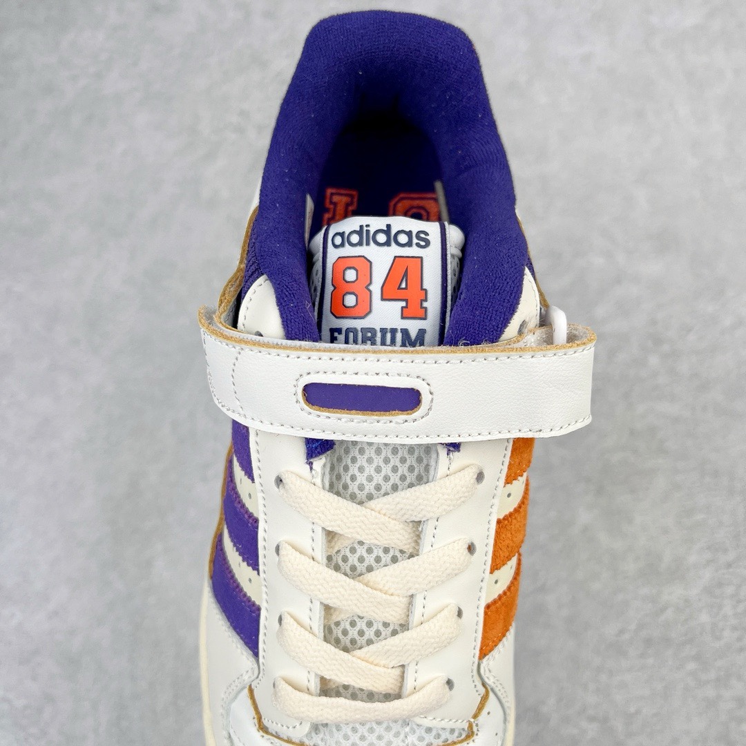 图片[5]-＃特价福利 AD Forum 84 Low OG 低帮百搭潮流休闲运动板鞋 以复古篮球鞋的外形为基础 采用皮革拼接 简约百搭 更加贴合舒适 中底内侧网格造型起到点睛之笔 外底橡胶 更显复古 尺码：36 36.5 37.5 38 38.5 39 40 40.5 41 42 42.5 43 44 44.5 45-选品中心