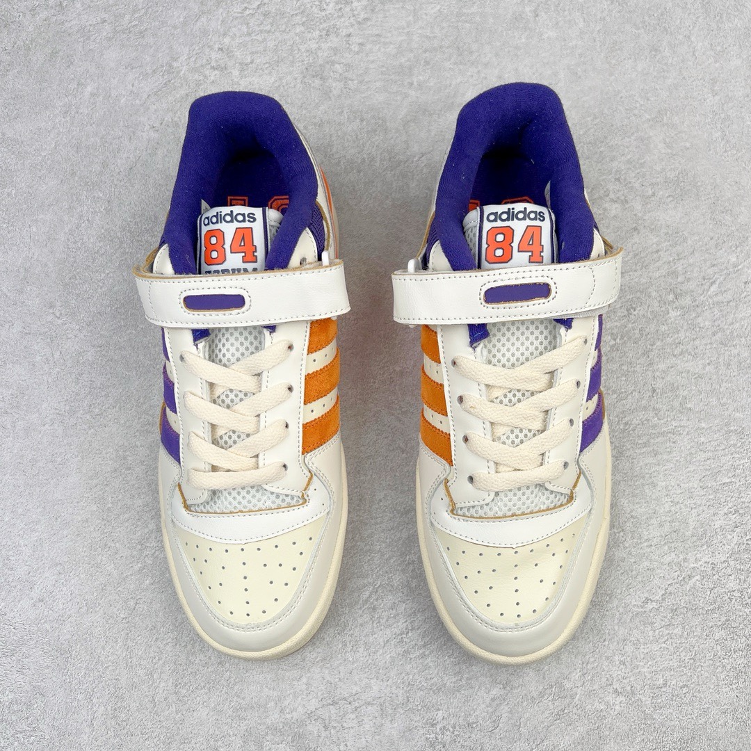 图片[2]-＃特价福利 AD Forum 84 Low OG 低帮百搭潮流休闲运动板鞋 以复古篮球鞋的外形为基础 采用皮革拼接 简约百搭 更加贴合舒适 中底内侧网格造型起到点睛之笔 外底橡胶 更显复古 尺码：36 36.5 37.5 38 38.5 39 40 40.5 41 42 42.5 43 44 44.5 45-选品中心