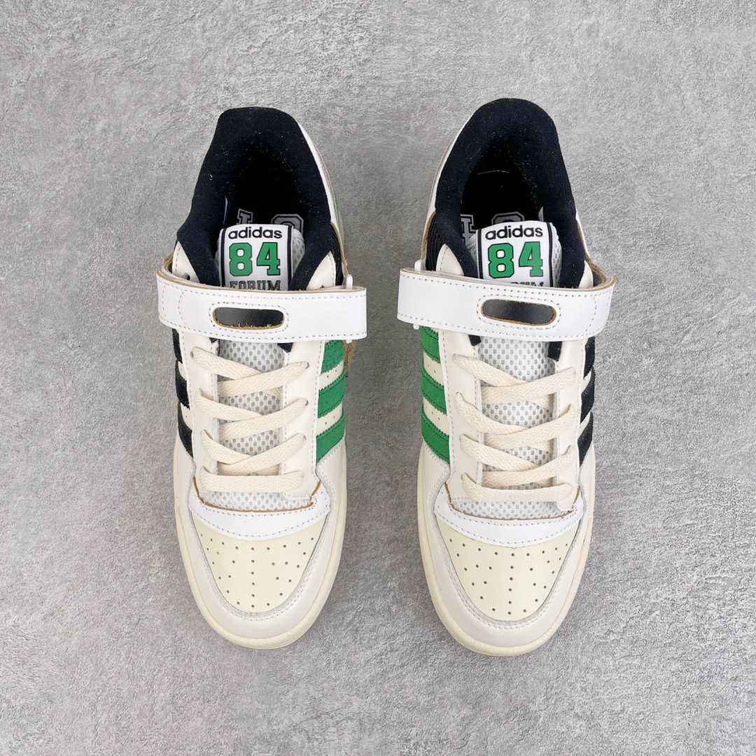 图片[2]-＃特价福利 AD Forum 84 Low OG 低帮百搭潮流休闲运动板鞋 以复古篮球鞋的外形为基础 采用皮革拼接 简约百搭 更加贴合舒适 中底内侧网格造型起到点睛之笔 外底橡胶 更显复古 尺码：36 36.5 37.5 38 38.5 39 40 40.5 41 42 42.5 43 44 44.5 45-选品中心