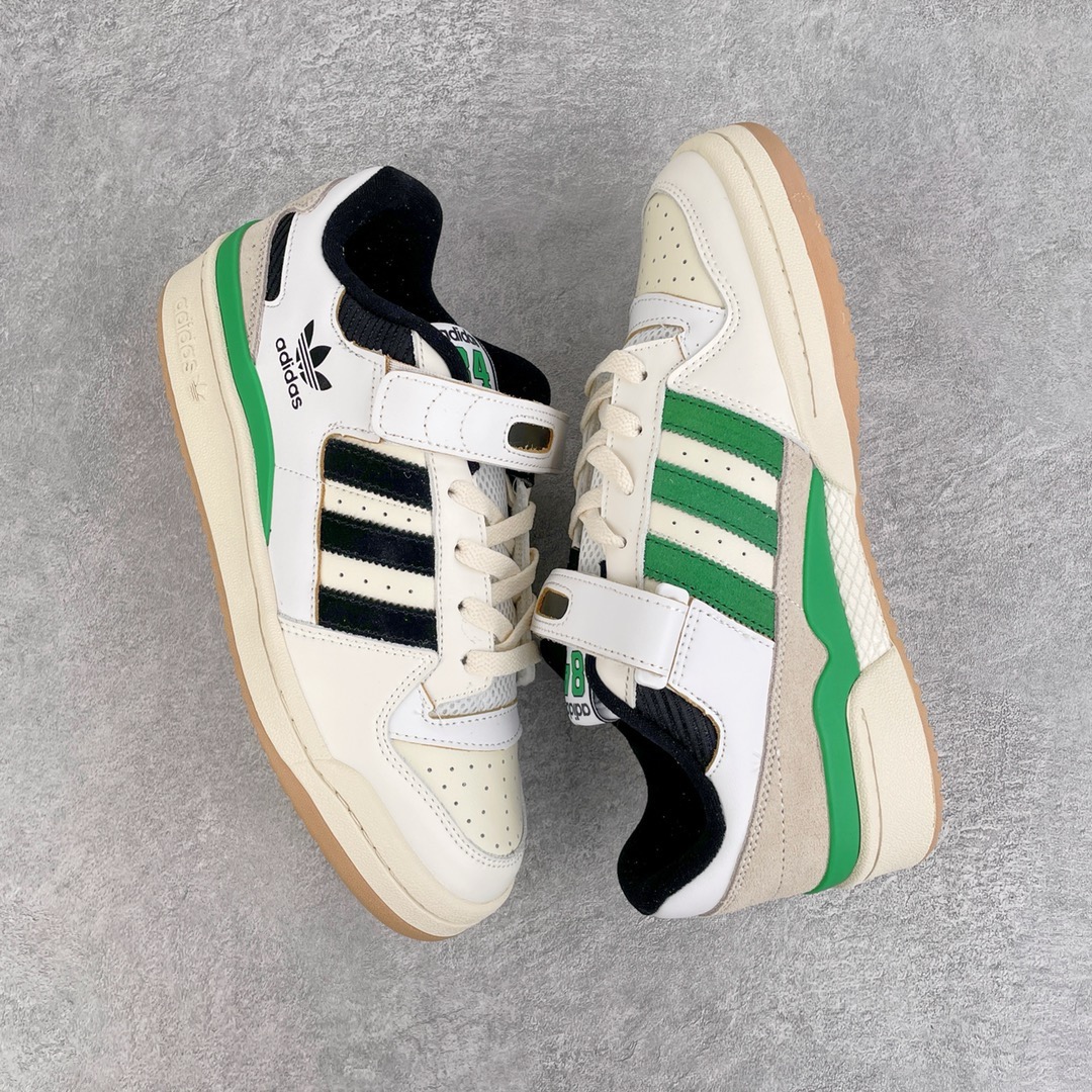 图片[3]-＃特价福利 AD Forum 84 Low OG 低帮百搭潮流休闲运动板鞋 以复古篮球鞋的外形为基础 采用皮革拼接 简约百搭 更加贴合舒适 中底内侧网格造型起到点睛之笔 外底橡胶 更显复古 尺码：36 36.5 37.5 38 38.5 39 40 40.5 41 42 42.5 43 44 44.5 45-选品中心