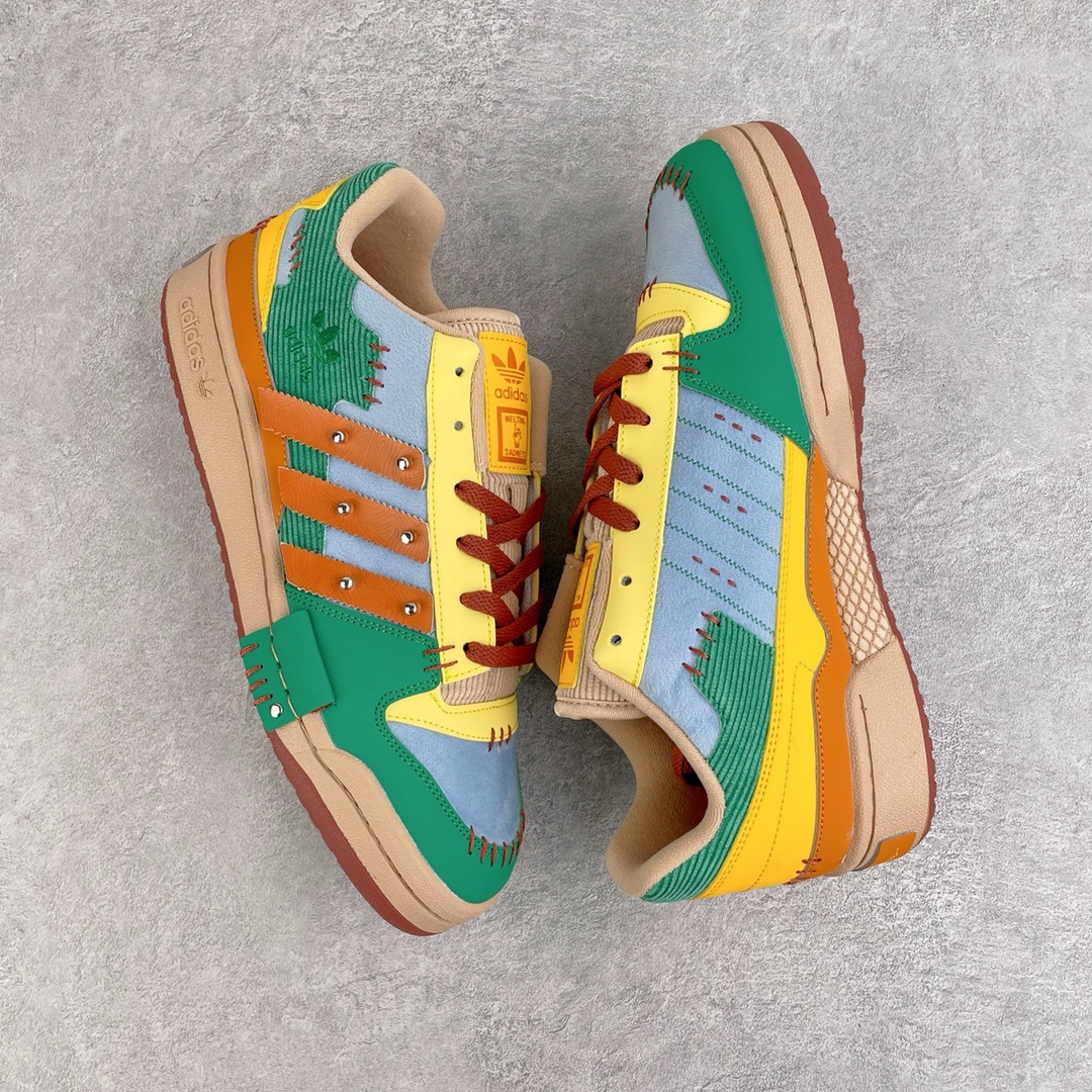 图片[3]-＃特价福利 AD Forum 84 Low OG 低帮百搭潮流休闲运动板鞋 以复古篮球鞋的外形为基础 采用皮革拼接 简约百搭 更加贴合舒适 中底内侧网格造型起到点睛之笔 外底橡胶 更显复古 尺码：36 36.5 37.5 38 38.5 39 40 40.5 41 42 42.5 43 44 44.5 45-选品中心