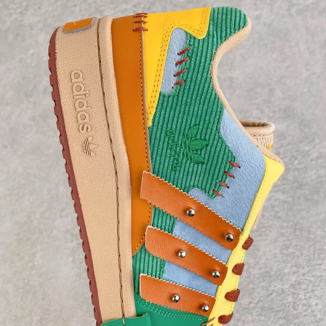 图片[6]-＃特价福利 AD Forum 84 Low OG 低帮百搭潮流休闲运动板鞋 以复古篮球鞋的外形为基础 采用皮革拼接 简约百搭 更加贴合舒适 中底内侧网格造型起到点睛之笔 外底橡胶 更显复古 尺码：36 36.5 37.5 38 38.5 39 40 40.5 41 42 42.5 43 44 44.5 45-选品中心