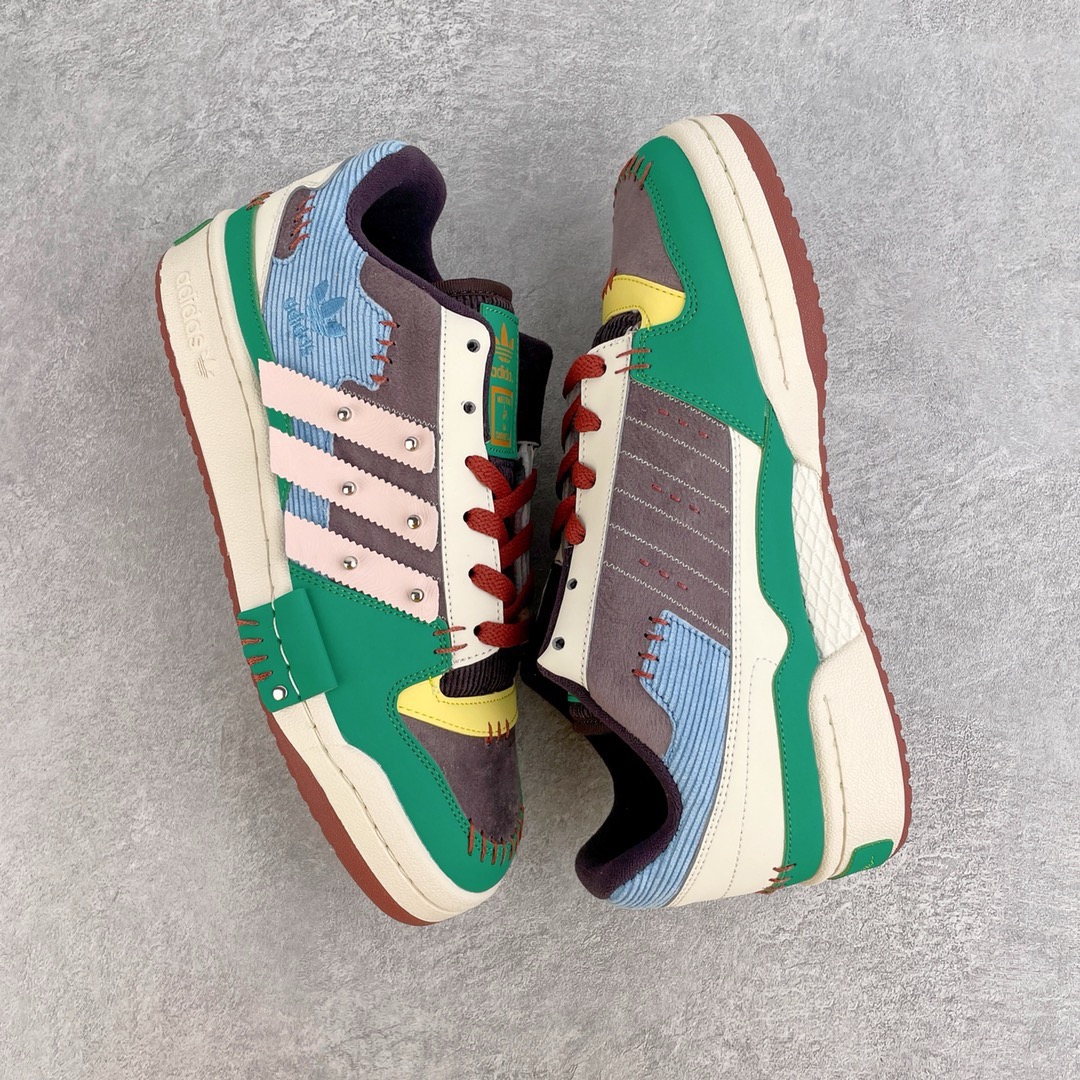 图片[3]-＃特价福利 AD Forum 84 Low OG 低帮百搭潮流休闲运动板鞋 以复古篮球鞋的外形为基础 采用皮革拼接 简约百搭 更加贴合舒适 中底内侧网格造型起到点睛之笔 外底橡胶 更显复古 尺码：36 36.5 37.5 38 38.5 39 40 40.5 41 42 42.5 43 44 44.5 45-选品中心