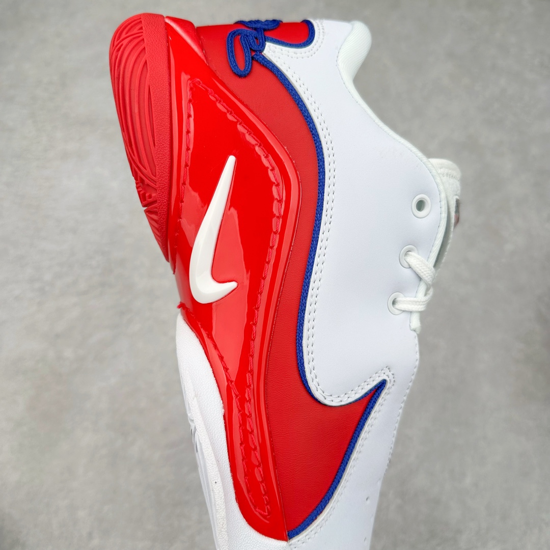 图片[6]-NK LeBron XXII 詹姆斯22代签名实战篮球鞋 FZ1095-103 采用全新中足鞋鞍翼结构，作为护栏保护的同时提供自然的控制感和稳定性，令下一代运动员能够自信锁定、起跳并突破极限。该鞋款中底还采用了Cushlon 2.0泡绵，以提升每一步的舒适感受，同时后掌与前掌的Air Zoom技术确保强劲的推进力和柔软的落地感。低帮设计助力运动员保持场地感，在维持控制的同时能够毫无拘束地移动。外底，包括抓地区域，专为支持关键动作而设计，例如勒布朗的试探步、反向转身、起跳和后撤步。LeBron XXII融合了性能与奢华，采用优质材料、高性能结构和精致细节，旨在满足从硬木球场到好莱坞聚光灯下多种场地与场景的需求。勒布朗的个人风格贯穿整双鞋款，从受其设计影响获得启发的大胆、颠覆性配色，到融入后跟的个人签名，赋予鞋款独特又极具个人特色的质感。尺码：40 40.5 41 42 42.5 43 44 44.5 45 46-选品中心