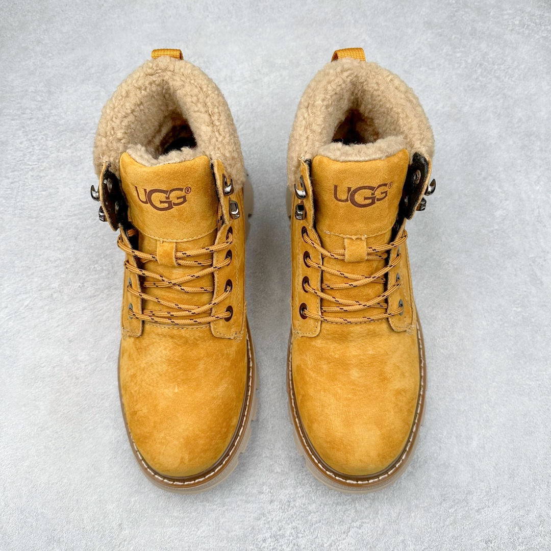 图片[2]-UGG 2024秋冬新品（羊羔毛一体内里 保暖锁热🔥）秋冬必备 户外中帮休闲马丁靴雪地靴系列 广东大厂品质 24ss秋冬新款 时尚潮流搭配 面料釆用意大利进口磨砂牛皮 全鞋真牛皮材料 大底到五金都是代工厂原材料制作 好货不杀猪 首单质量严格把控 全套官网统一包装 今年冬季防寒户外专用产品 日常随意搭配 型男必备‼美国轻奢品牌【UGG】Tasman Weather Hybrid 塔斯曼混合系列中帮轻量休闲马丁靴“ 尺码：39-44（比运动鞋大一码）-选品中心