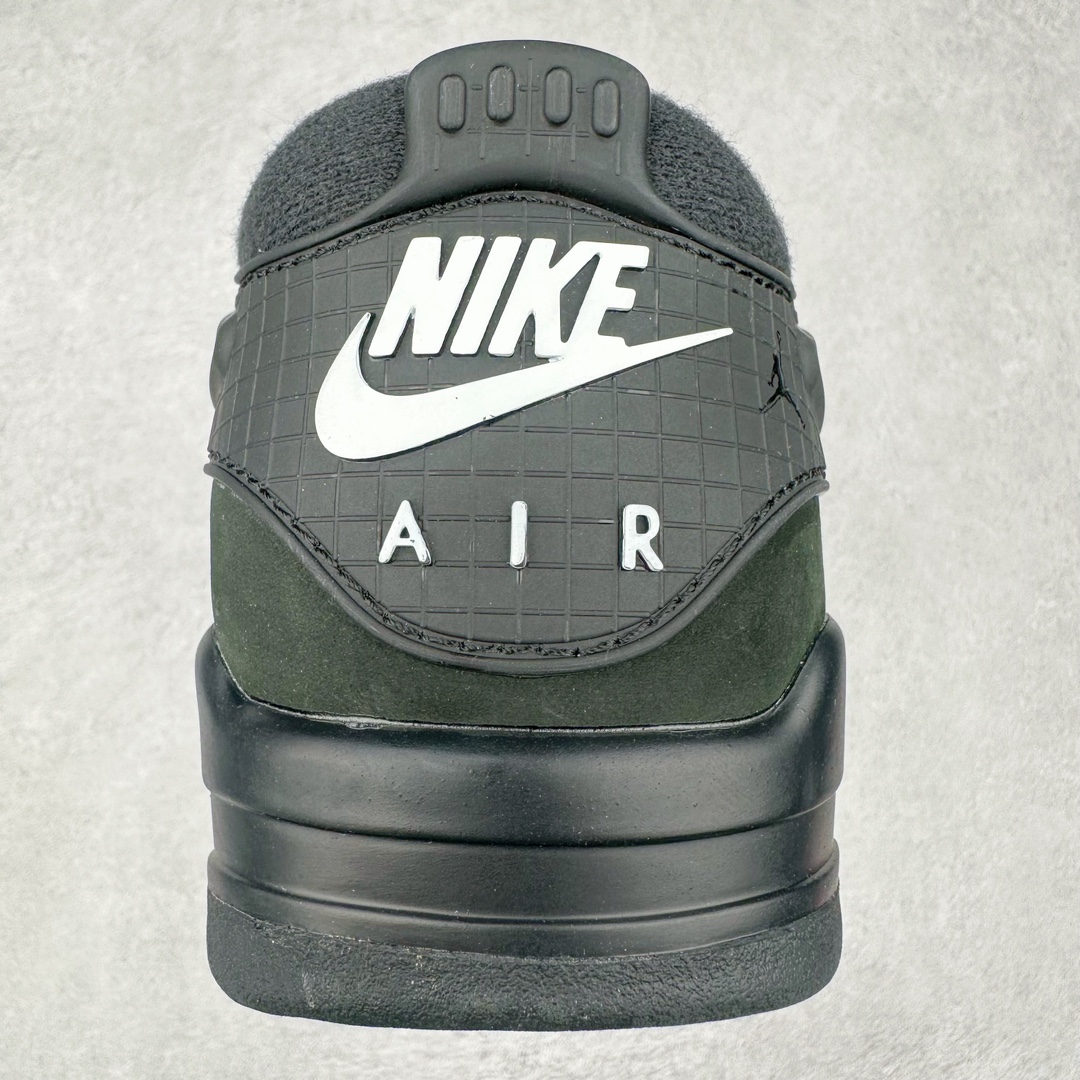 图片[8]-＃F版纯原 Air Jordan AJ4 RM 重制版低帮复古篮球鞋 黑武士 FQ7939-004 采用了低帮的设计 并保留了众多AJ4的经典元素 鞋身以皮革、麂皮材质拼接打造 AJ4经典的TPU材质延伸至后跟 增强鞋款稳定性 而鞋身侧面的网格设计则被取消 尾部的NIKE AIR标志也得到保留 并同时带有飞人logo 中底部分同样搭载了可视AIR气垫 鞋底采用米白色中底和外底呈现 为整个设计收尾 尺码：36 36.5 37.5 38 38.5 39 40 40.5 41 42 42.5 43 44 44.5 45 46 47.5-选品中心