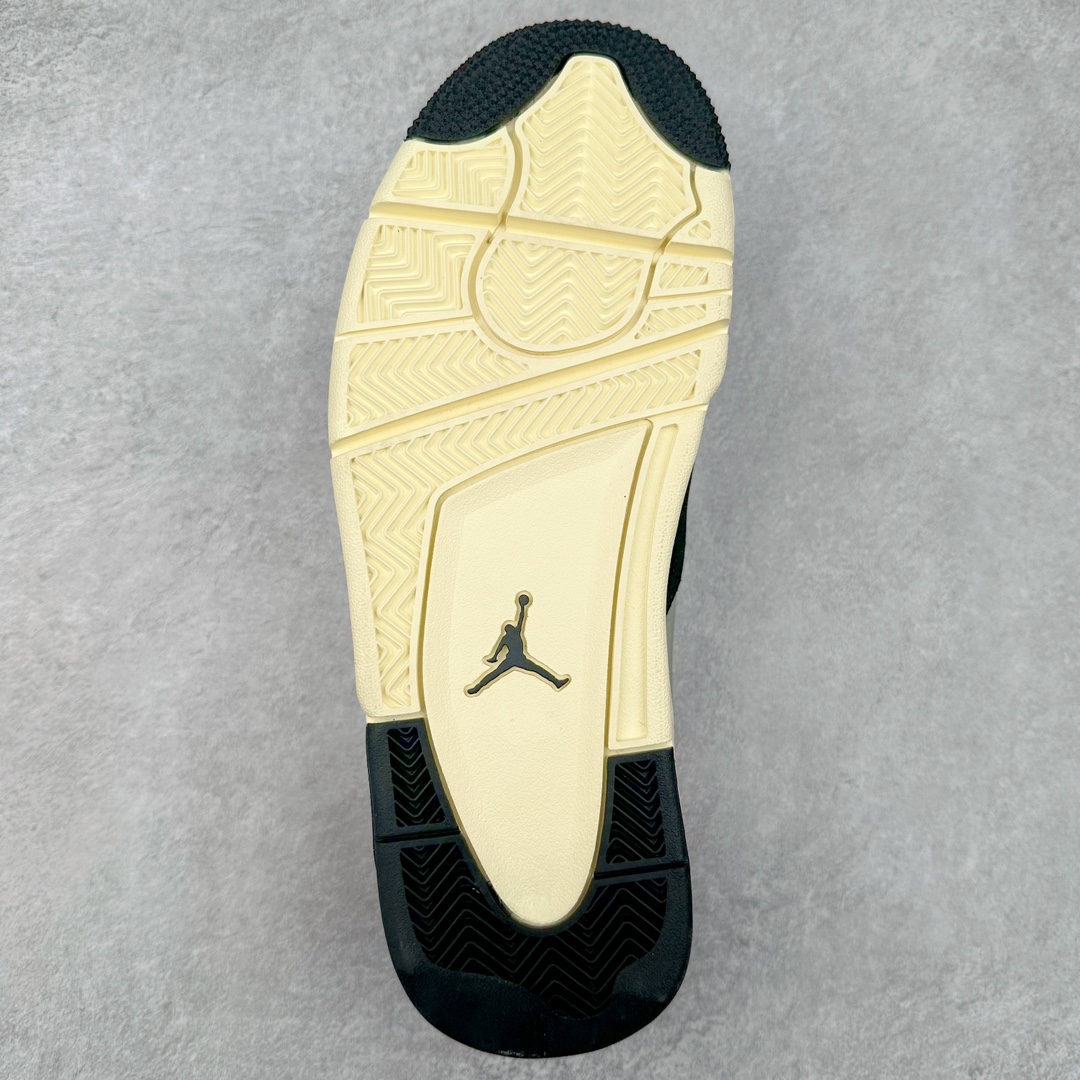 图片[9]-＃F版纯原 Air Jordan AJ4 RM 重制版低帮复古篮球鞋 黑白 FQ7939-006 采用了低帮的设计 并保留了众多AJ4的经典元素 鞋身以皮革、麂皮材质拼接打造 AJ4经典的TPU材质延伸至后跟 增强鞋款稳定性 而鞋身侧面的网格设计则被取消 尾部的NIKE AIR标志也得到保留 并同时带有飞人logo 中底部分同样搭载了可视AIR气垫 鞋底采用米白色中底和外底呈现 为整个设计收尾 尺码：36 36.5 37.5 38 38.5 39 40 40.5 41 42 42.5 43 44 44.5 45 46 47.5-选品中心