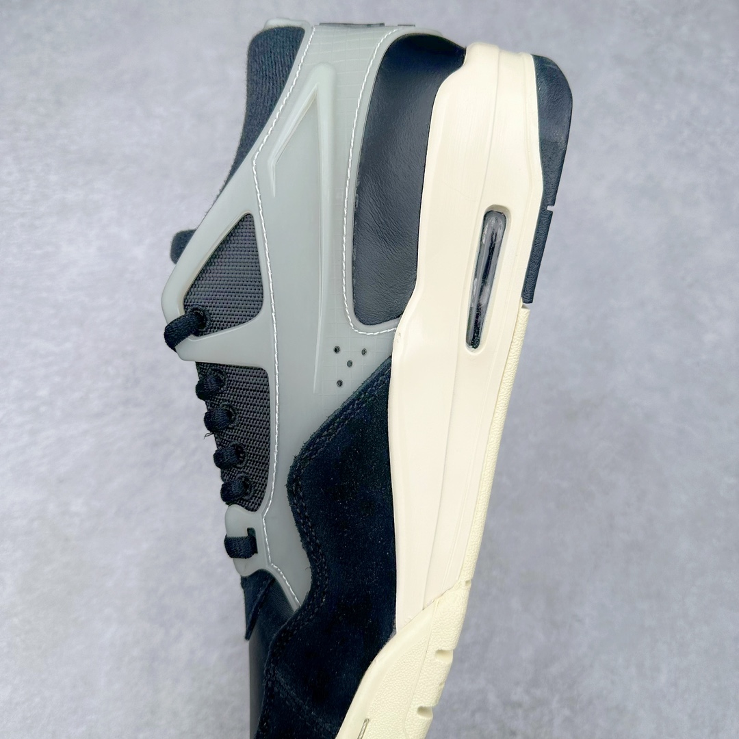 图片[7]-＃F版纯原 Air Jordan AJ4 RM 重制版低帮复古篮球鞋 黑白 FQ7939-006 采用了低帮的设计 并保留了众多AJ4的经典元素 鞋身以皮革、麂皮材质拼接打造 AJ4经典的TPU材质延伸至后跟 增强鞋款稳定性 而鞋身侧面的网格设计则被取消 尾部的NIKE AIR标志也得到保留 并同时带有飞人logo 中底部分同样搭载了可视AIR气垫 鞋底采用米白色中底和外底呈现 为整个设计收尾 尺码：36 36.5 37.5 38 38.5 39 40 40.5 41 42 42.5 43 44 44.5 45 46 47.5-选品中心