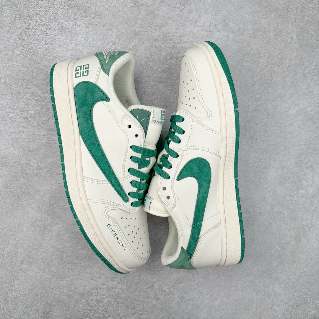 图片[3]-TS x Air Jordan AJ1 Low 倒钩低帮联名定制配色 LX1988-107 原厂内置气垫魔块 A模大底 头层小牛皮 鞋舌AJ原厂专用牛津布+AJ专用反口珍珠布+原厂无杂质高弹内里海棉+特殊封边弹力鞋带 尺码：36 36.5 37.5 38 38.5 39 40 40.5 41 42 42.5 43 44 44.5 45 46 47.5-选品中心