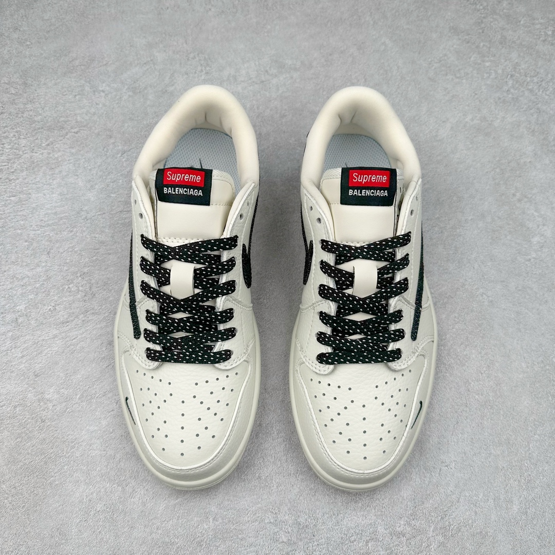 图片[2]-TS x Air Jordan AJ1 Low 倒钩低帮联名定制配色 JH6088-704 原厂内置气垫魔块 A模大底 头层小牛皮 鞋舌AJ原厂专用牛津布+AJ专用反口珍珠布+原厂无杂质高弹内里海棉+特殊封边弹力鞋带 尺码：36 36.5 37.5 38 38.5 39 40 40.5 41 42 42.5 43 44 44.5 45 46 47.5-选品中心