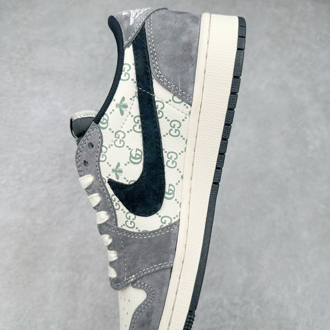 图片[7]-TS x Air Jordan AJ1 Low 倒钩低帮联名定制配色 SJ2068-137 原厂内置气垫魔块 A模大底 头层小牛皮 鞋舌AJ原厂专用牛津布+AJ专用反口珍珠布+原厂无杂质高弹内里海棉+特殊封边弹力鞋带 尺码：36 36.5 37.5 38 38.5 39 40 40.5 41 42 42.5 43 44 44.5 45 46 47.5-选品中心