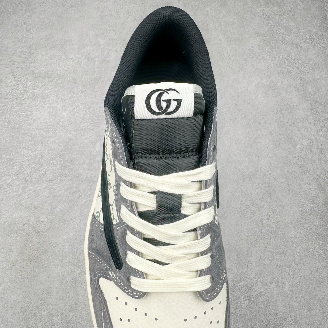 图片[5]-TS x Air Jordan AJ1 Low 倒钩低帮联名定制配色 SJ2068-137 原厂内置气垫魔块 A模大底 头层小牛皮 鞋舌AJ原厂专用牛津布+AJ专用反口珍珠布+原厂无杂质高弹内里海棉+特殊封边弹力鞋带 尺码：36 36.5 37.5 38 38.5 39 40 40.5 41 42 42.5 43 44 44.5 45 46 47.5-选品中心