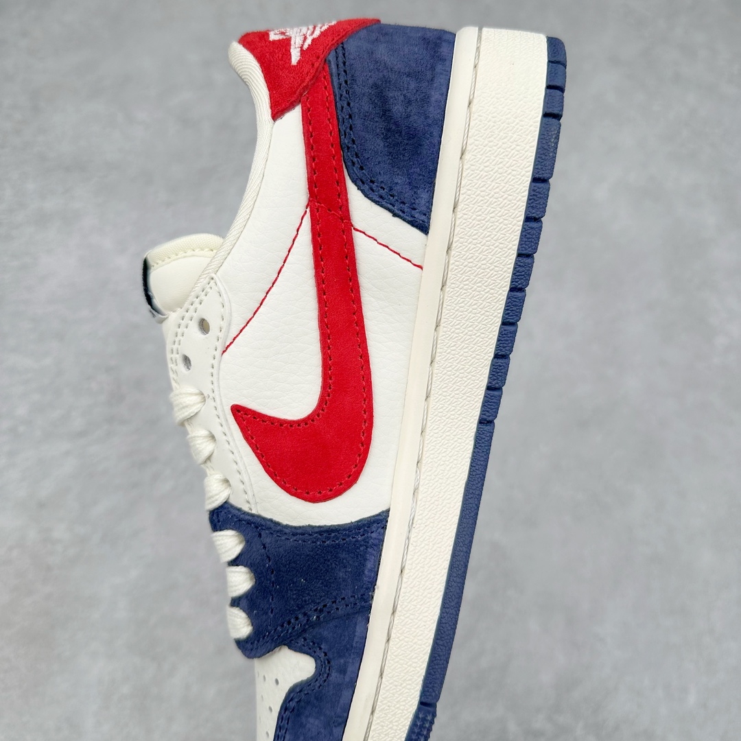 图片[7]-TS x Air Jordan AJ1 Low 倒钩低帮联名定制配色 YQ2088-670 原厂内置气垫魔块 A模大底 头层小牛皮 鞋舌AJ原厂专用牛津布+AJ专用反口珍珠布+原厂无杂质高弹内里海棉+特殊封边弹力鞋带 尺码：36 36.5 37.5 38 38.5 39 40 40.5 41 42 42.5 43 44 44.5 45 46 47.5-选品中心