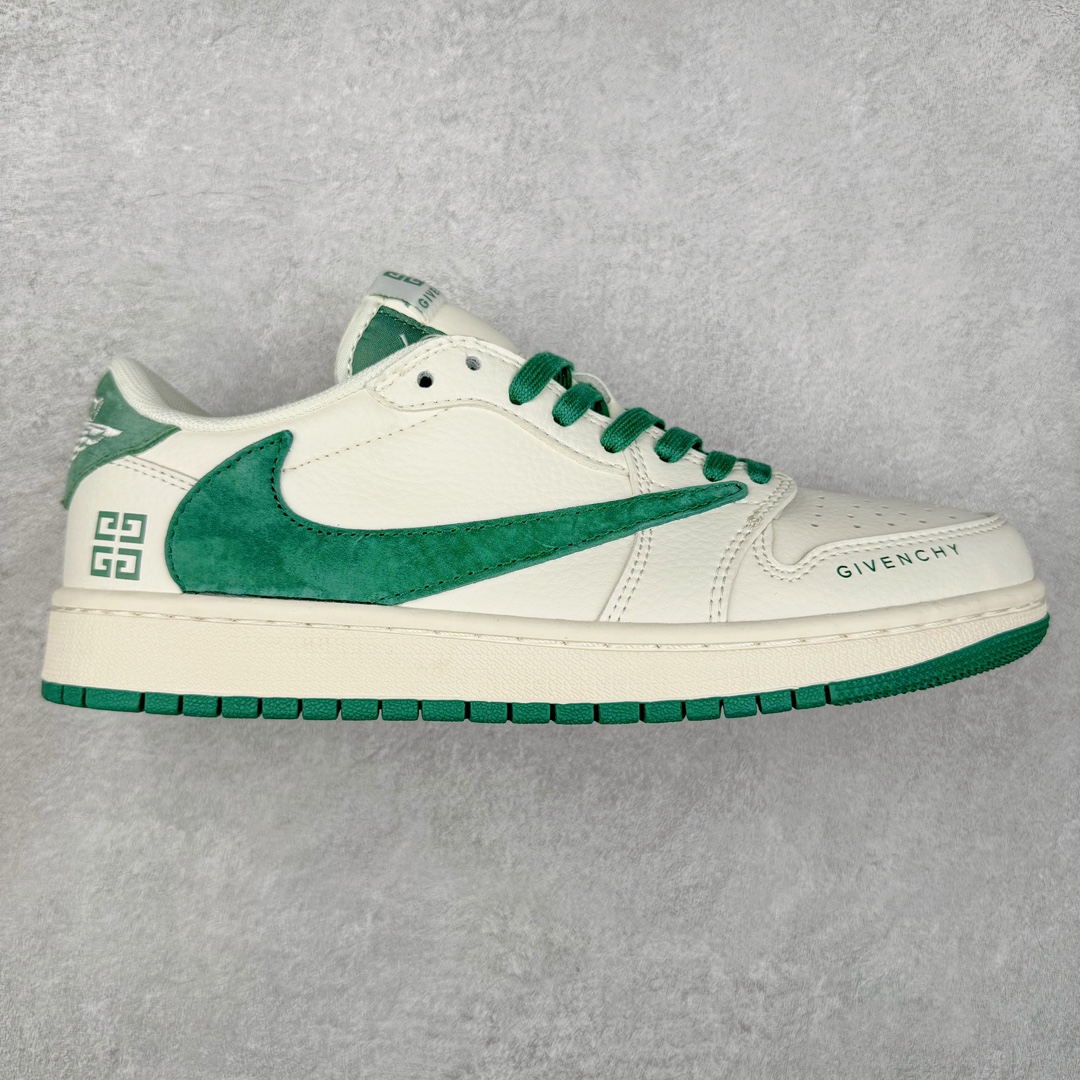 TS x Air Jordan AJ1 Low 倒钩低帮联名定制配色 LX1988-107 原厂内置气垫魔块 A模大底 头层小牛皮 鞋舌AJ原厂专用牛津布+AJ专用反口珍珠布+原厂无杂质高弹内里海棉+特殊封边弹力鞋带 尺码：36 36.5 37.5 38 38.5 39 40 40.5 41 42 42.5 43 44 44.5 45 46 47.5-选品中心