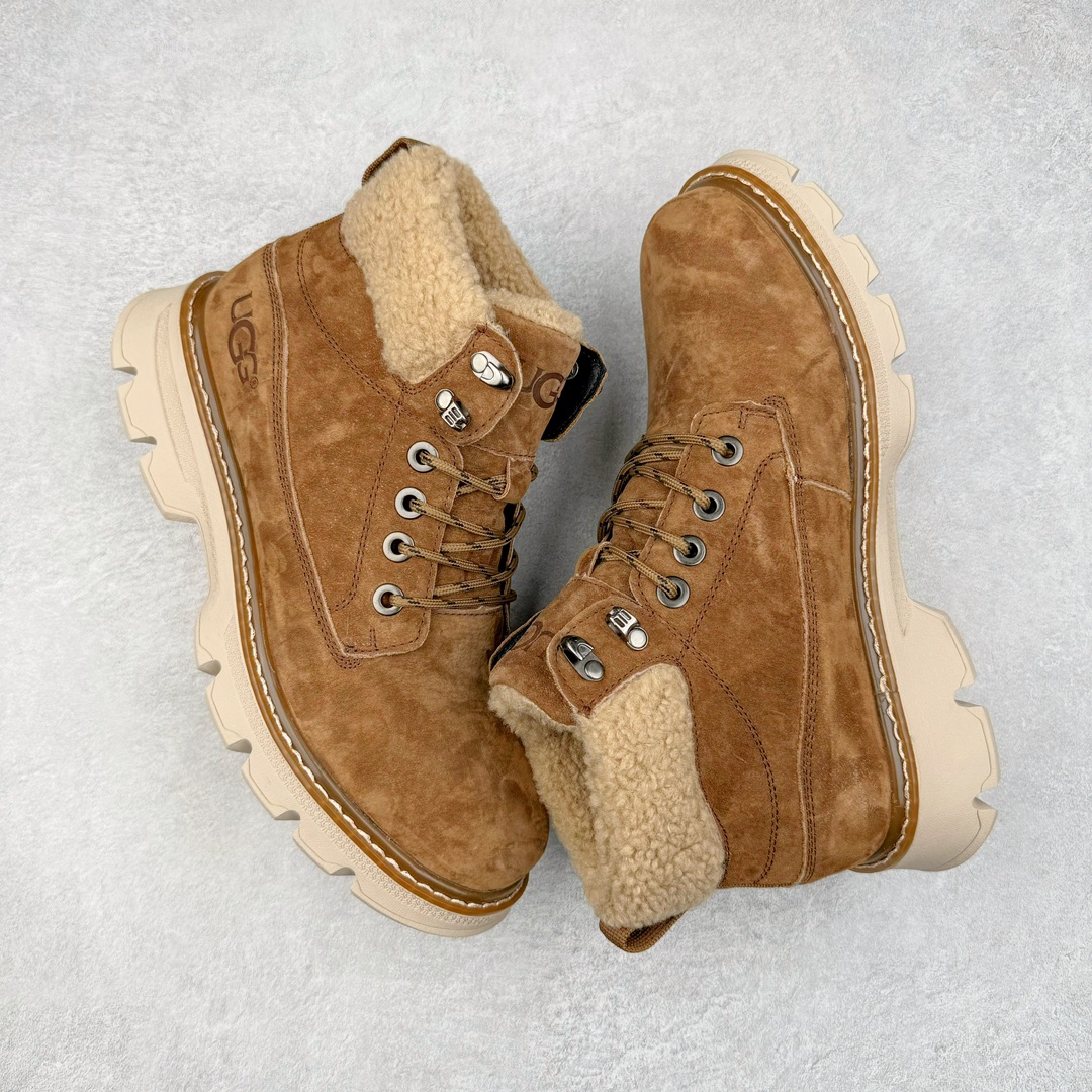 图片[3]-UGG 2024秋冬新品（羊羔毛一体内里 保暖锁热🔥）秋冬必备 户外中帮休闲马丁靴雪地靴系列 广东大厂品质 24ss秋冬新款 时尚潮流搭配 面料釆用意大利进口磨砂牛皮 全鞋真牛皮材料 大底到五金都是代工厂原材料制作 好货不杀猪 首单质量严格把控 全套官网统一包装 今年冬季防寒户外专用产品 日常随意搭配 型男必备‼美国轻奢品牌【UGG】Tasman Weather Hybrid 塔斯曼混合系列中帮轻量休闲马丁靴“ 尺码：39-44（比运动鞋大一码）-选品中心