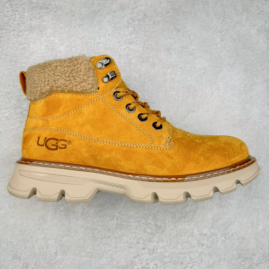 UGG 2024秋冬新品（羊羔毛一体内里 保暖锁热🔥）秋冬必备 户外中帮休闲马丁靴雪地靴系列 广东大厂品质 24ss秋冬新款 时尚潮流搭配 面料釆用意大利进口磨砂牛皮 全鞋真牛皮材料 大底到五金都是代工厂原材料制作 好货不杀猪 首单质量严格把控 全套官网统一包装 今年冬季防寒户外专用产品 日常随意搭配 型男必备‼美国轻奢品牌【UGG】Tasman Weather Hybrid 塔斯曼混合系列中帮轻量休闲马丁靴“ 尺码：39-44（比运动鞋大一码）-选品中心