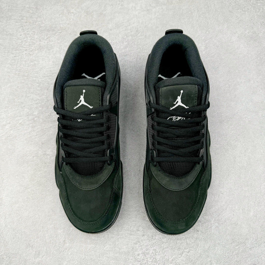 图片[2]-＃F版纯原 Air Jordan AJ4 RM 重制版低帮复古篮球鞋 黑武士 FQ7939-004 采用了低帮的设计 并保留了众多AJ4的经典元素 鞋身以皮革、麂皮材质拼接打造 AJ4经典的TPU材质延伸至后跟 增强鞋款稳定性 而鞋身侧面的网格设计则被取消 尾部的NIKE AIR标志也得到保留 并同时带有飞人logo 中底部分同样搭载了可视AIR气垫 鞋底采用米白色中底和外底呈现 为整个设计收尾 尺码：36 36.5 37.5 38 38.5 39 40 40.5 41 42 42.5 43 44 44.5 45 46 47.5-选品中心