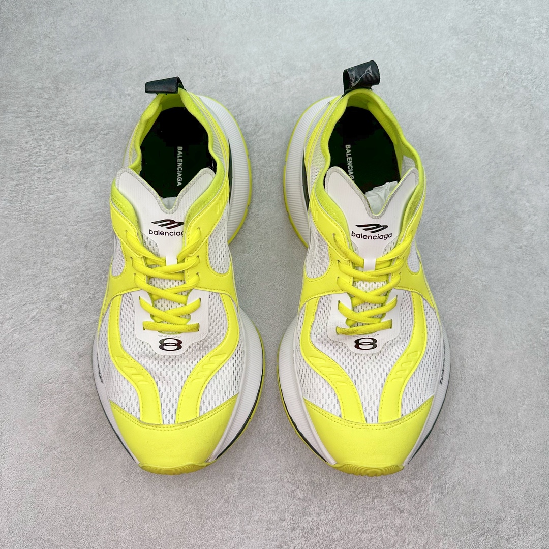 图片[2]-＃JC纯原 BALENCIAGA CIRCUIT 巴黎世家十三代圆头系带LOGO印花低帮老爹鞋 全套原纸板楦头开发 最原汁原味的灵魂版型 全鞋荧光划线卡点 胶水把控整洁度追求极致完美 每一双都是工艺品 多重QC质检 超越公司货的品控标准 实实在在的免检产品 原盒原配 正确字体电绣 粗细、位置、大小正确 侧边TPU 透气孔匹配意产原版 正确分离大底 TPU软底 原版一致大底LOGO 立体感十足 原厂皮料水洗做旧 采购原厂网纱 偏大一码 尺码：35 36 37 38 39 40 41 42 43 44 45 46-选品中心