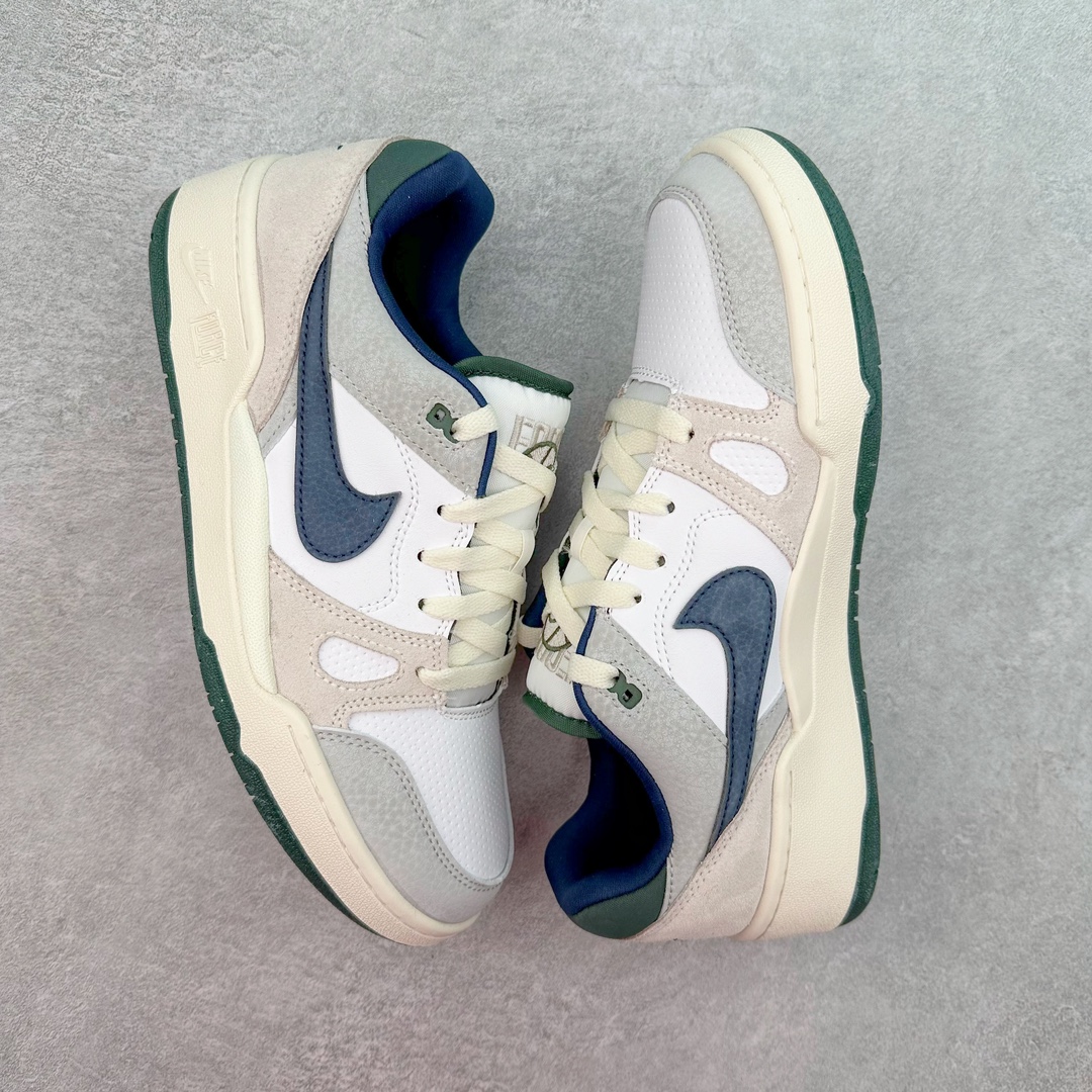 图片[3]-＃福利特价 NK Full Force Low 全力以赴系列中复古休闲运动文化篮球板鞋 复古风潮刮呀刮呀刮，鞋圈大厂们挖呀挖呀挖，感觉大家都有光明的未来！不过吧，这鞋款底蕴再怎么深，感觉也禁不住现在这挖法。所以除了单纯的老鞋复刻，大厂们也开发了不少新思路。估计绝大部分小伙伴，包括我在内，应该都没见过这款鞋。但莫名地，我总觉得这是不是一款古早时期的老鞋。毕竟这货，复古味实在太冲了！Full Force 选择采用全皮革鞋面，还有复杂框架➕纯白配色组合，复古氛围拿捏得十分精准。用作点缀的黑、红两色，也同样是 OG 气息拉满的存在。鞋舌标上的篮球 Logo，自带一种，富有年代感的独特辨识度。相当吸睛的，做旧中底➕红色外底组合，则是大大拉高了整鞋的潮流感。还有若隐若现，并不常见的凸印设计，给这鞋加了不少高级质感分。尺码：36 36.5 37.5 38 38.5 39 40 40.5 41 42 42.5 43 44 44.5 45-选品中心