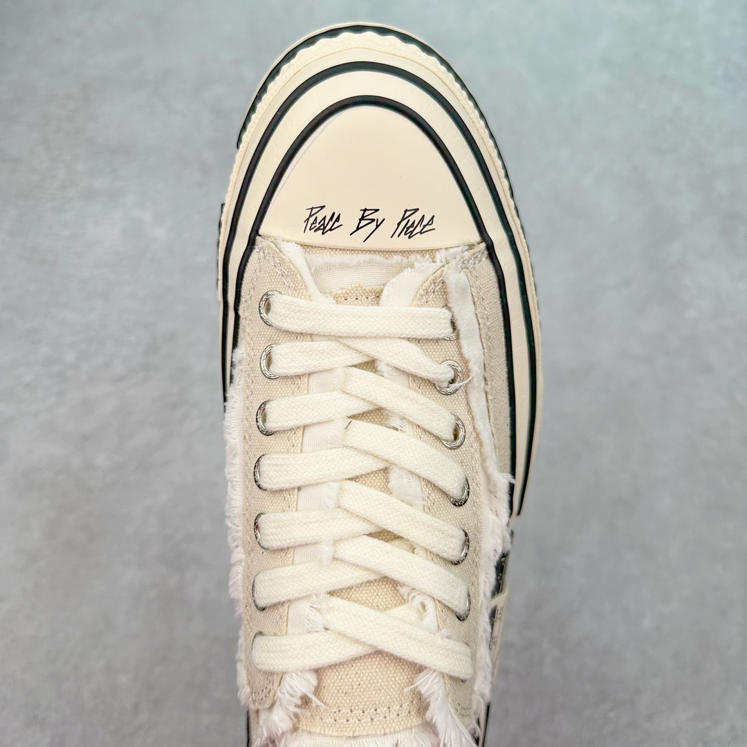 图片[4]-＃零售版 吴建豪个人新锐品牌 xVESSEL G.O.P. Low解构重叠厚底软木低帮百搭增高帆布硫化板鞋 东莞纯原 大厂出品 目前为止唯一天花板版本纯原级别 众明星网红上脚支持扫码防伪标签特殊效果 支持NFC网页编码识别 升级厚实木塞内底 纯手工贴合多重围条硫化工艺 正确渐变效果原盒包装物 采用12蛊司厚实舒适帆布面料 流苏做旧复古效果 余文乐 蔡徐坤助攻款式 尺码：35 36 37 38 39 40 41 42 43 44 45-选品中心