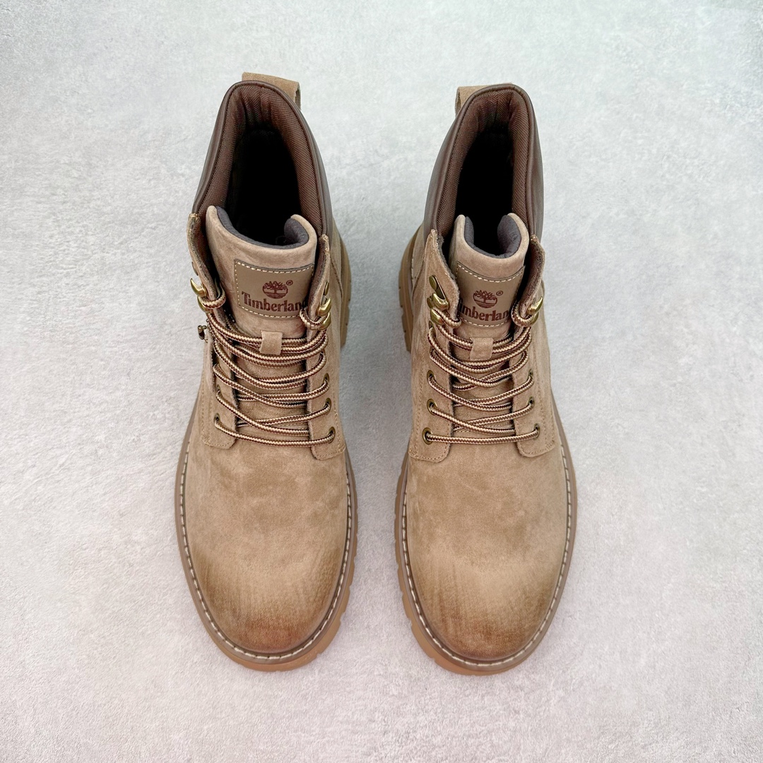 图片[2]-Timberland添柏岚/天伯伦户外高帮休闲大黄靴系列 #广东大厂品质 原盒原包装 #24ss新款 时尚潮流搭配 面料采用意大利🇮🇹顶级磨砂细纹牛皮 搭配防臭防腐真皮乳胶鞋垫 大底到五金都是代工厂原材料制作 同原版固特异永不开胶工艺 好货不杀猪 首单质量严格把控 全网独家首发 品质毋庸置疑 全套官网统一包装 给您完美的穿着体验 质量考究耐穿 型男必备 专治不帅 高品质脚感一流 今年冬季防寒户外专用 日常随意搭配 尺码：38 39 40 41 42 43 44（皮鞋码）-选品中心