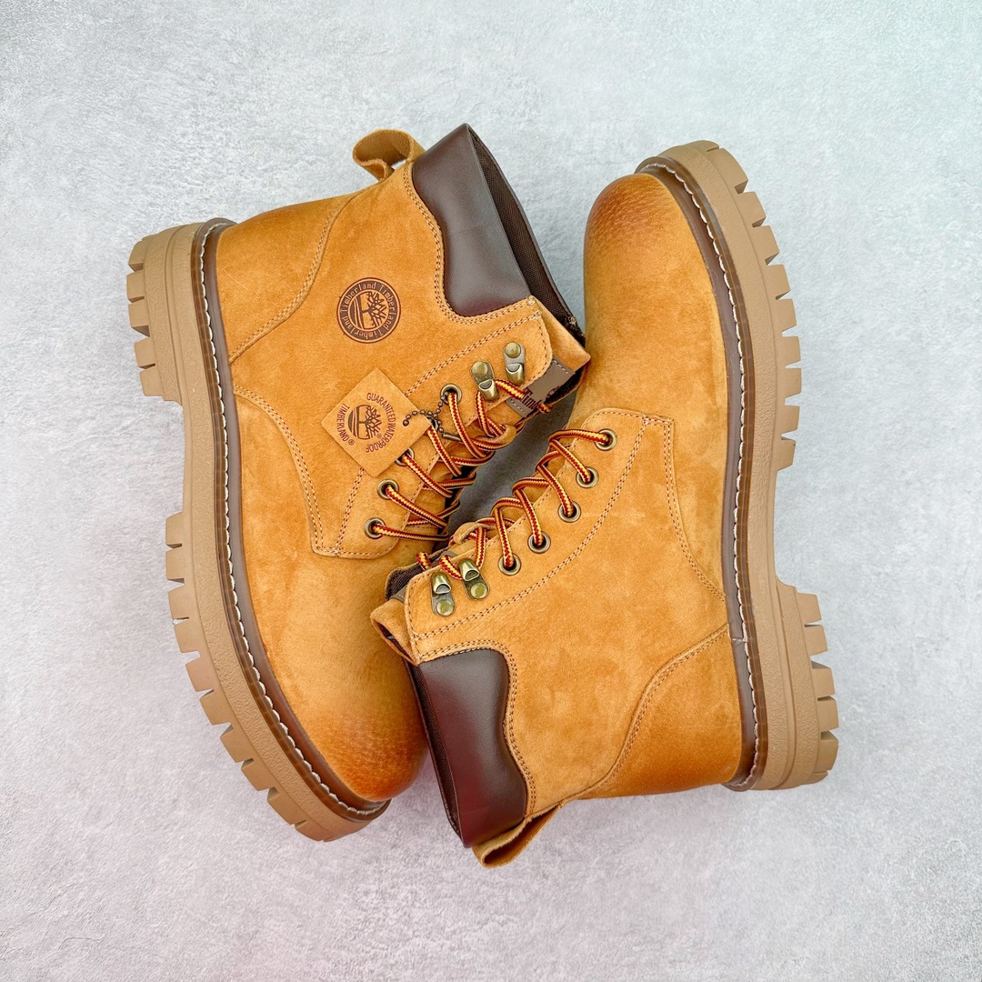 图片[3]-Timberland添柏岚/天伯伦户外高帮休闲大黄靴系列 #广东大厂品质 原盒原包装 #24ss新款 时尚潮流搭配 面料采用意大利🇮🇹顶级磨砂细纹牛皮 搭配防臭防腐真皮乳胶鞋垫 大底到五金都是代工厂原材料制作 同原版固特异永不开胶工艺 好货不杀猪 首单质量严格把控 全网独家首发 品质毋庸置疑 全套官网统一包装 给您完美的穿着体验 质量考究耐穿 型男必备 专治不帅 高品质脚感一流 今年冬季防寒户外专用 日常随意搭配 尺码：38 39 40 41 42 43 44（皮鞋码）-选品中心