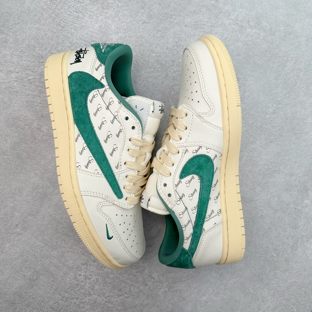 图片[3]-TS x Air Jordan AJ1 Low 倒钩低帮联名定制配色 YQ2088-669 原厂内置气垫魔块 A模大底 头层小牛皮 鞋舌AJ原厂专用牛津布+AJ专用反口珍珠布+原厂无杂质高弹内里海棉+特殊封边弹力鞋带 尺码：36 36.5 37.5 38 38.5 39 40 40.5 41 42 42.5 43 44 44.5 45 46 47.5-选品中心